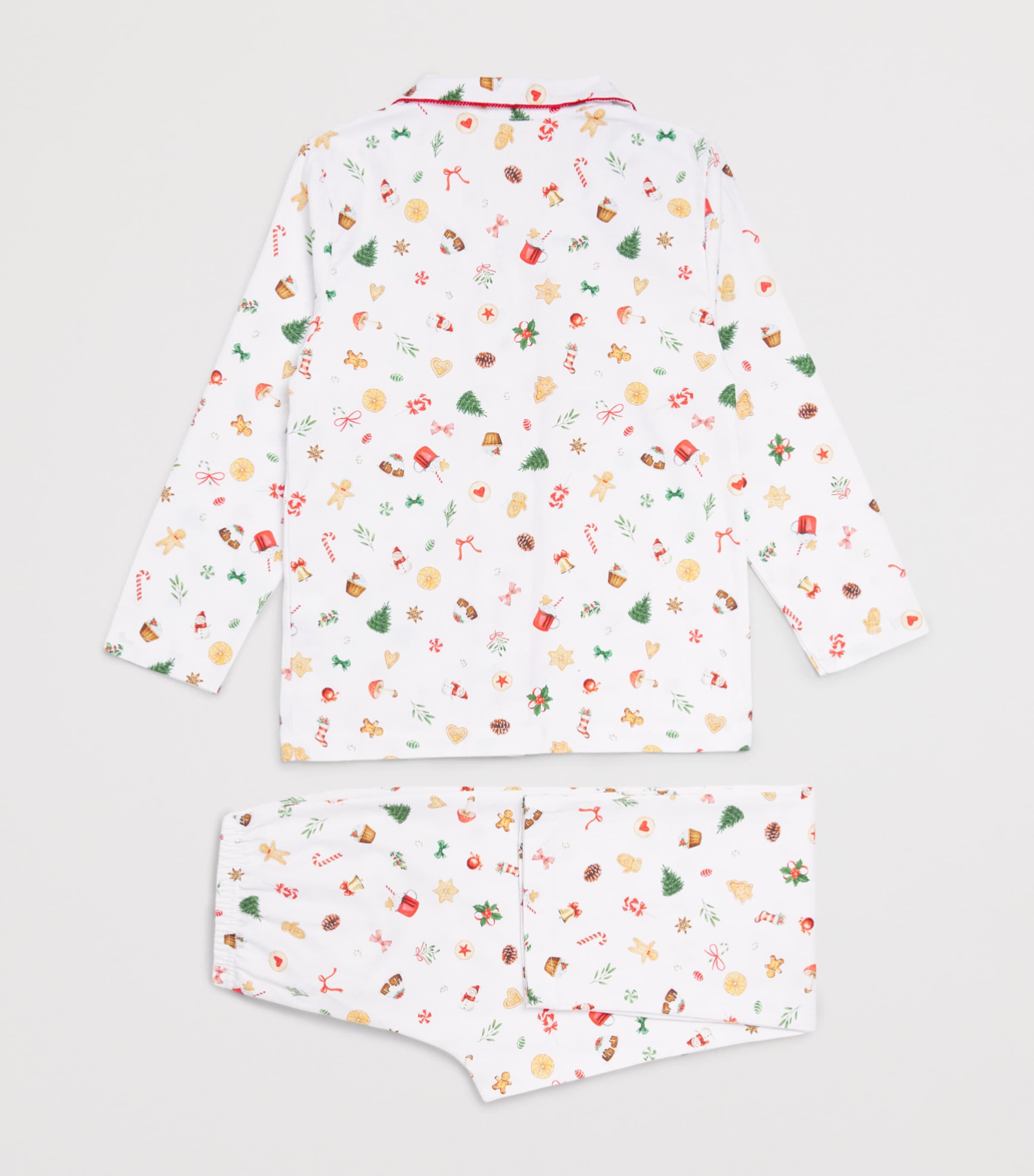 Story Loris Festive Print Pyjama Set (3-14 Years) Image 2