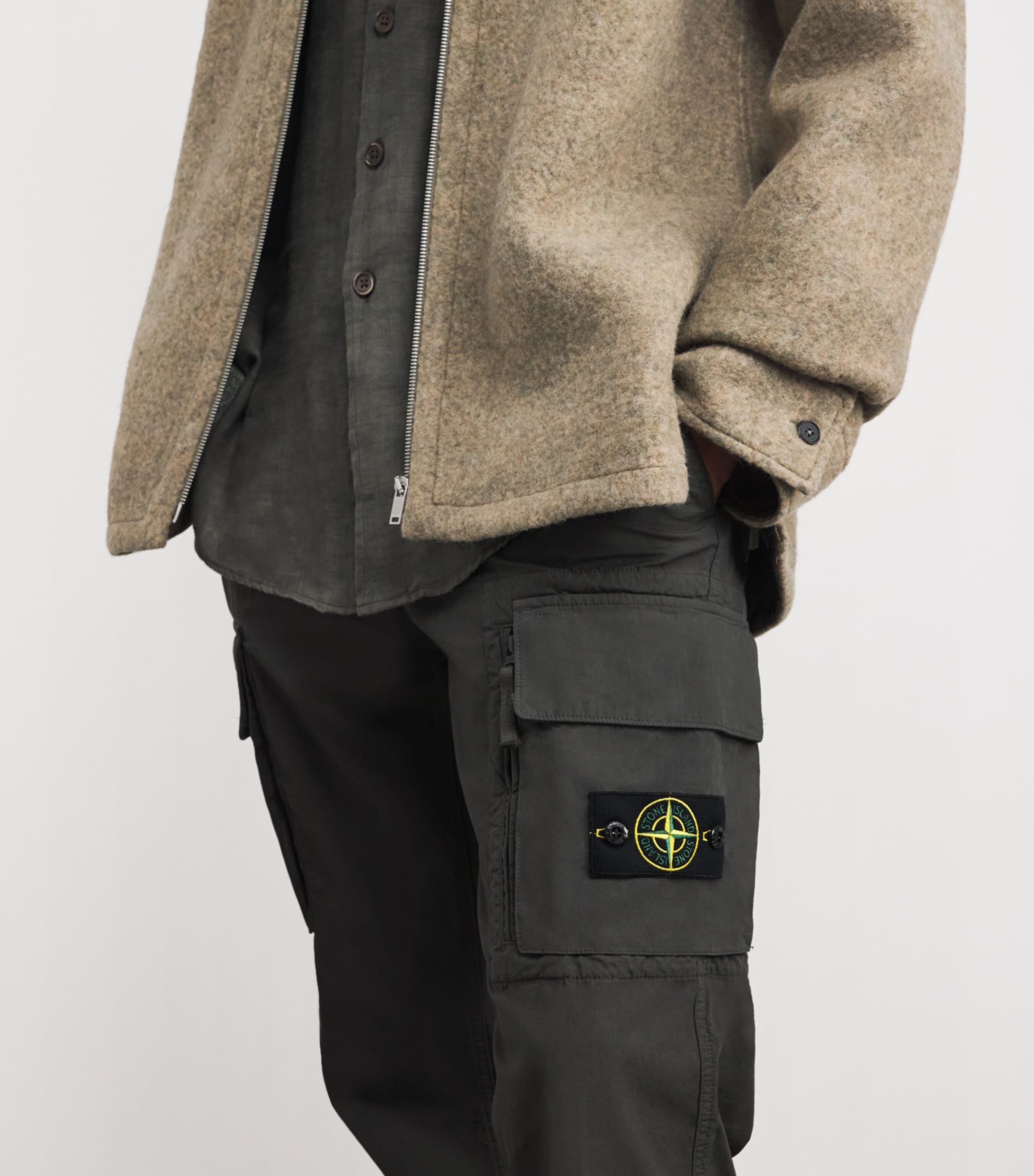 Cotton Cargo Trousers V0062 Image 6