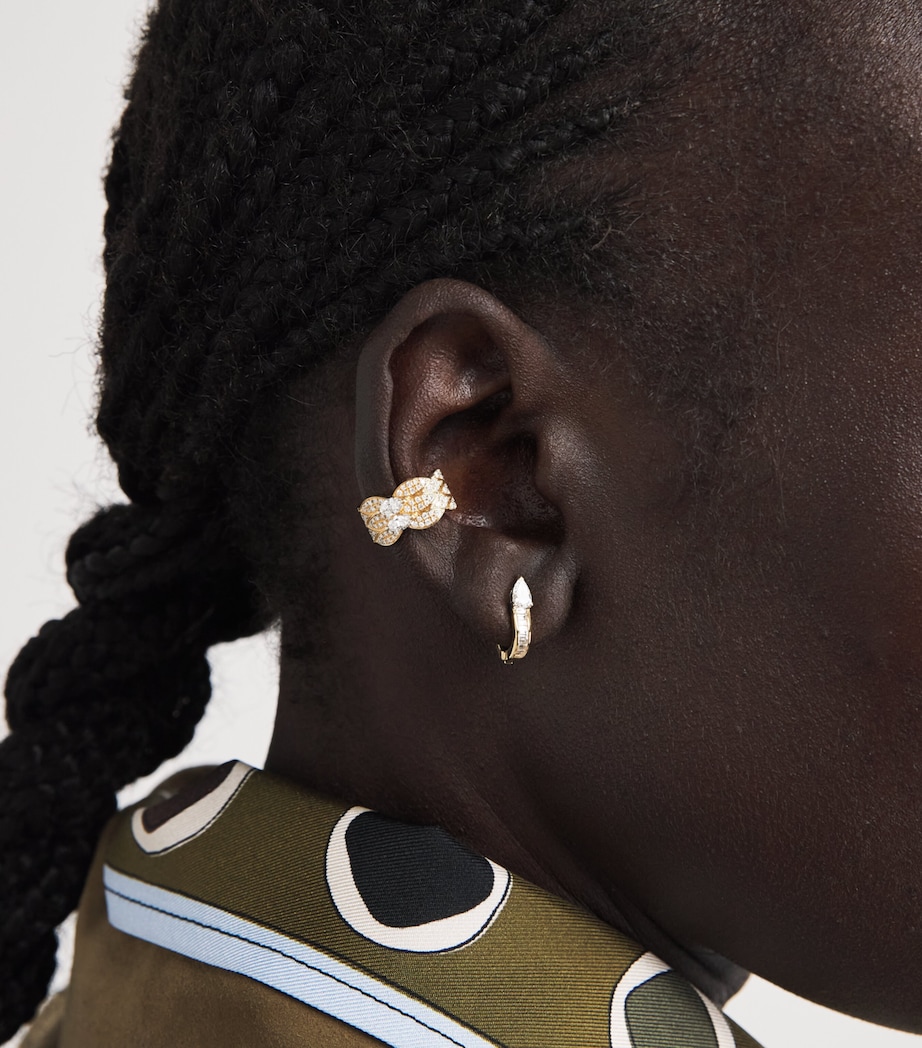 Anita Ko Yellow Gold and Diamond Talitha Ear Cuff Yellow Gold Image 2