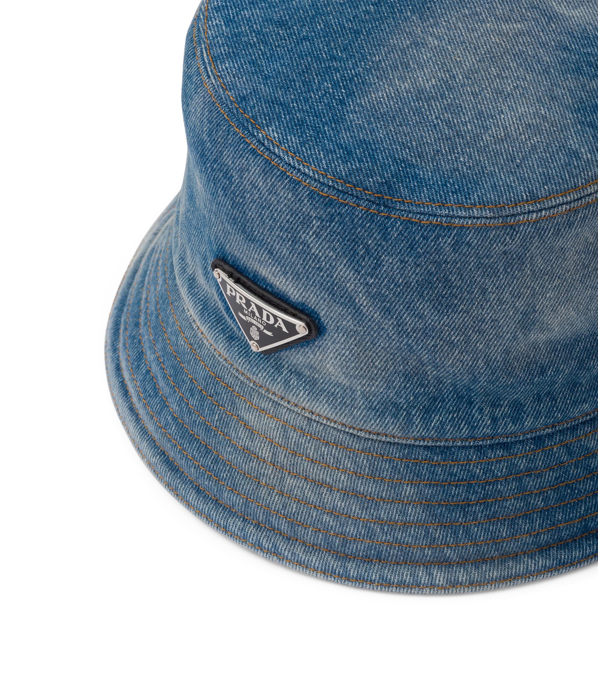 【送料&関税込】Prada Denim Bucket Hat Prada Denim Bucket Hat | Harrods UK