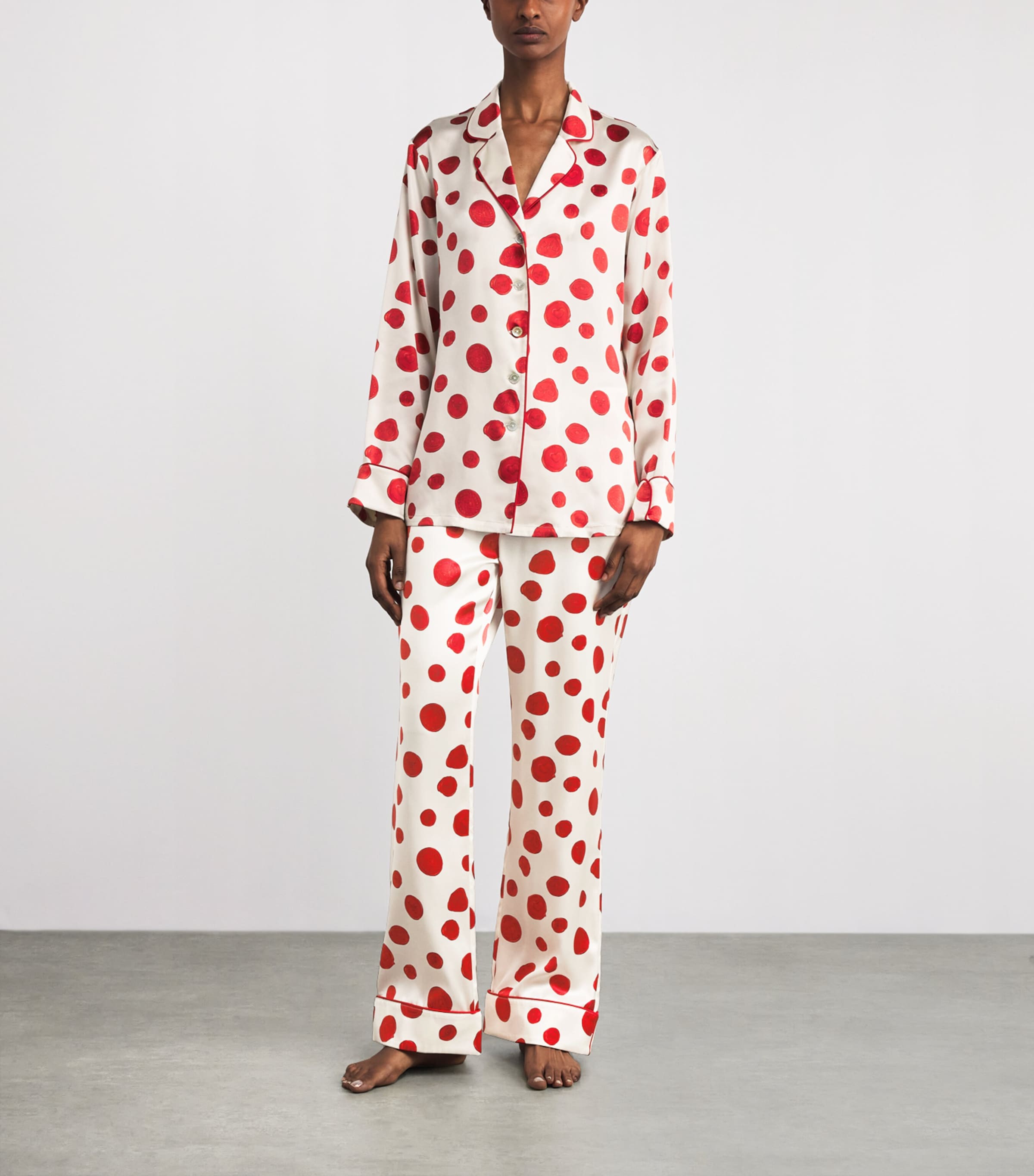 Silk Lila Pyjama Set SONNET Image 2