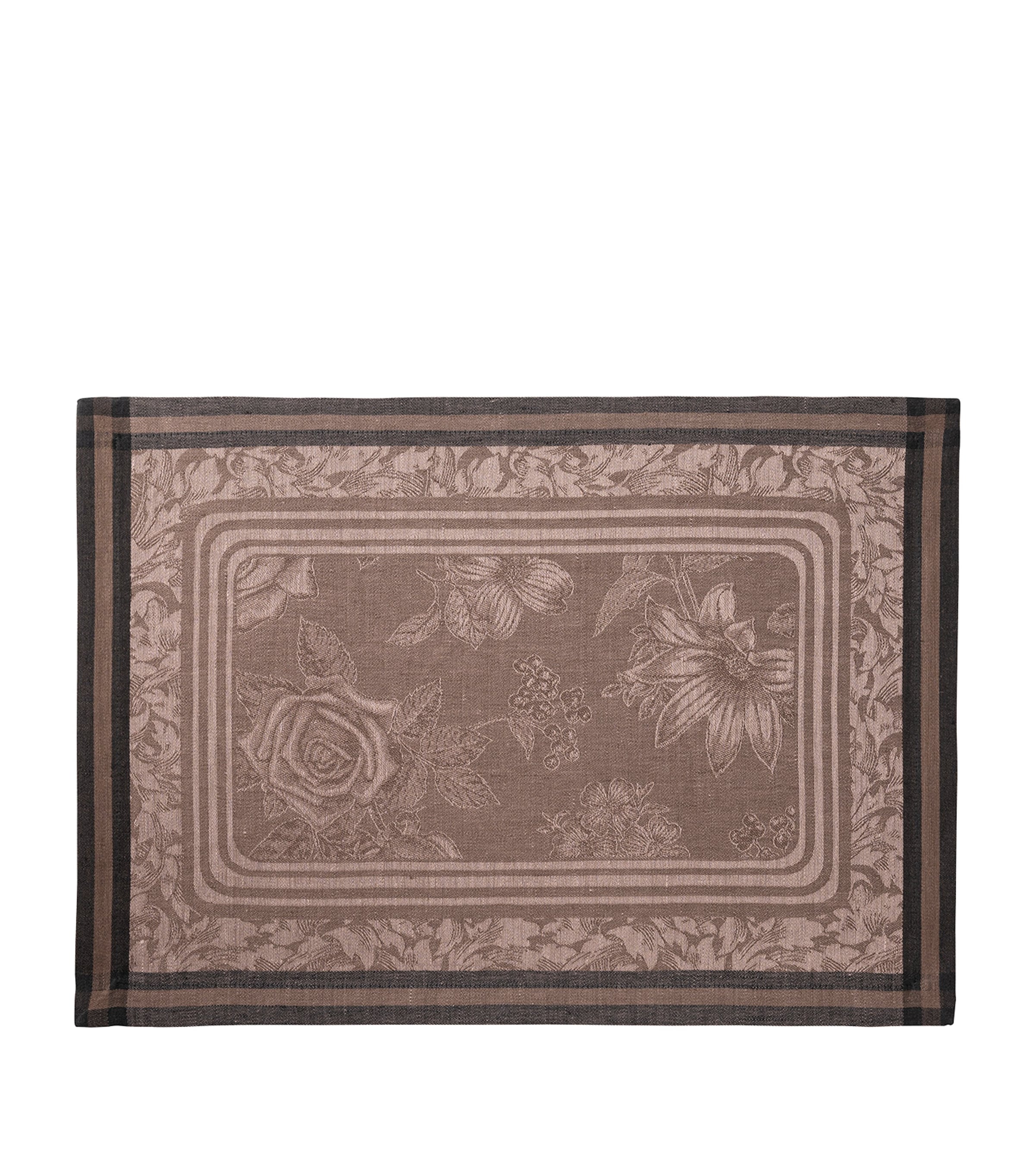 Linen Romance Placemat (50cm x 36cm) PINK Image 1