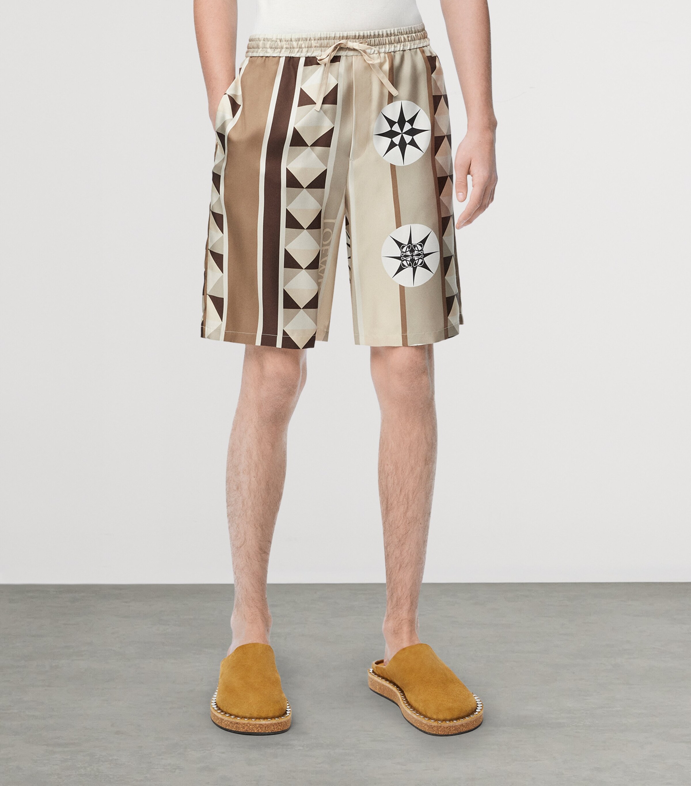 LOEWE x Paula's Ibiza Silk Twill Printed Shorts | Harrods US LOEWE x Paula's Ibiza Silk Twill Printed Shorts | Harrods US