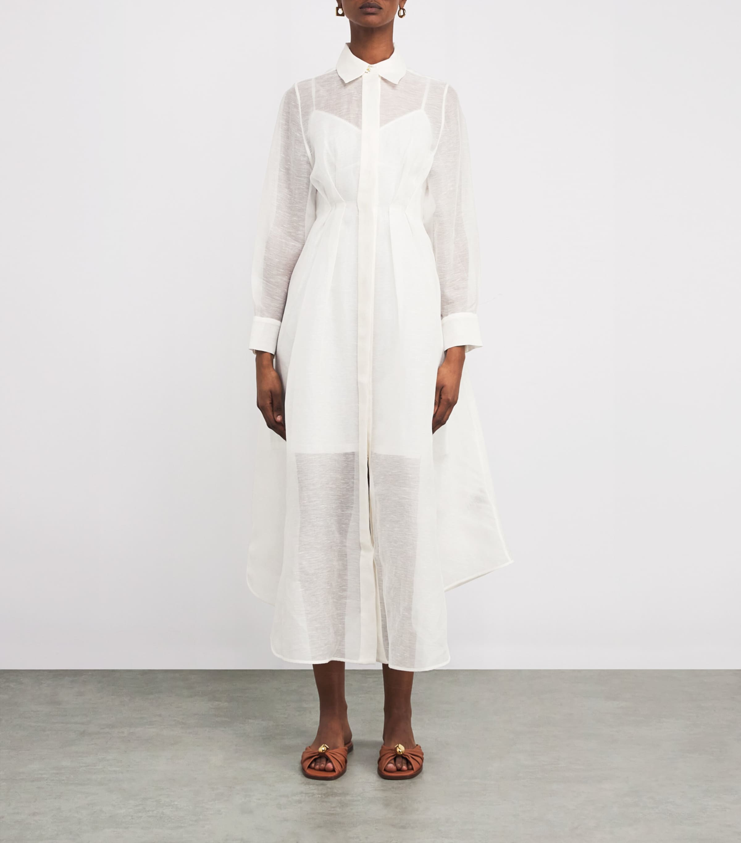 chinese dress ladies Linen Rubicon Shirtdress - Acai - Size M