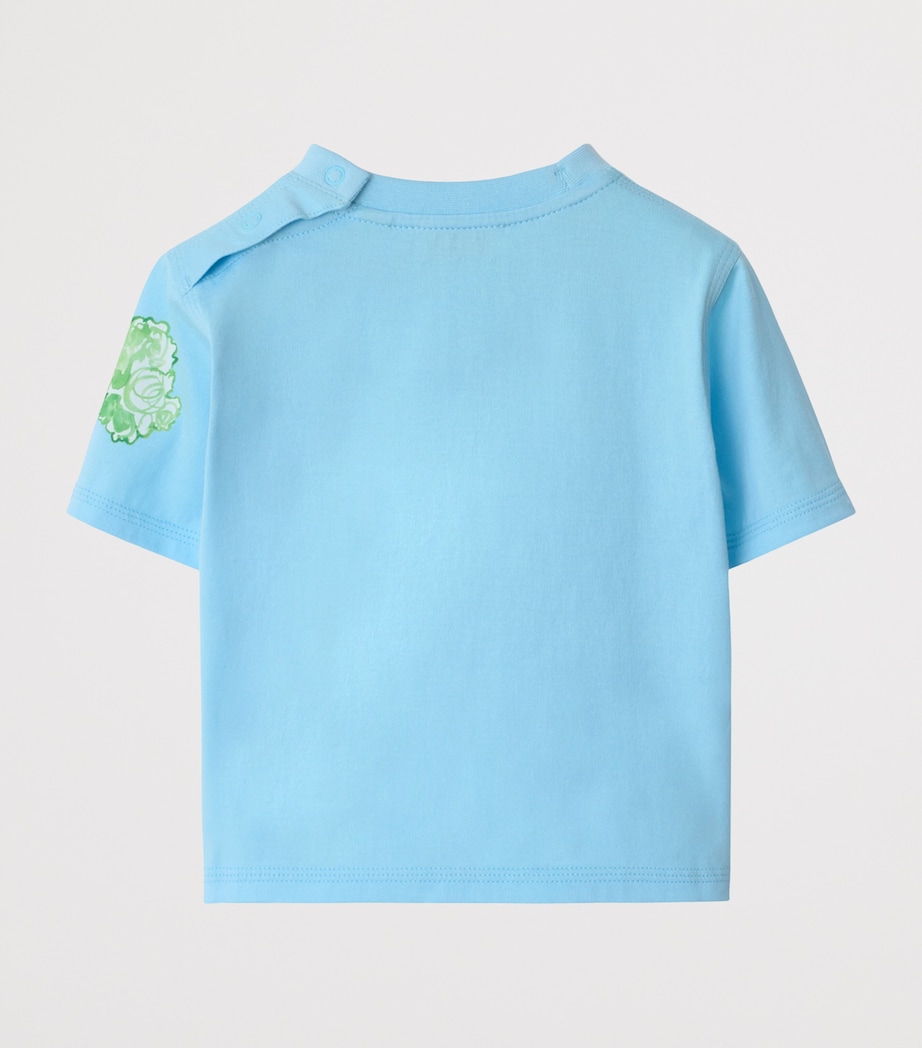 Cotton London T-Shirt (6-24 Months) AZURE BLUE Image 2
