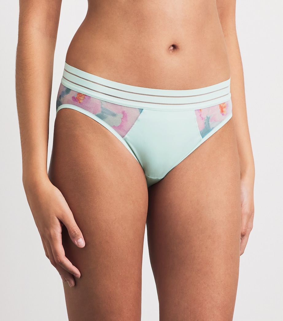 Maison Lejaby Womens Nufit Garden Bikini Briefs Quiet Garden Image 2