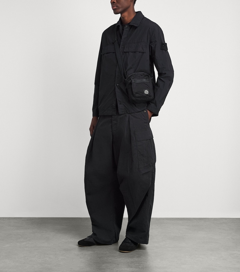 Stone Island Mens Nylon Tela Overshirt Image 2
