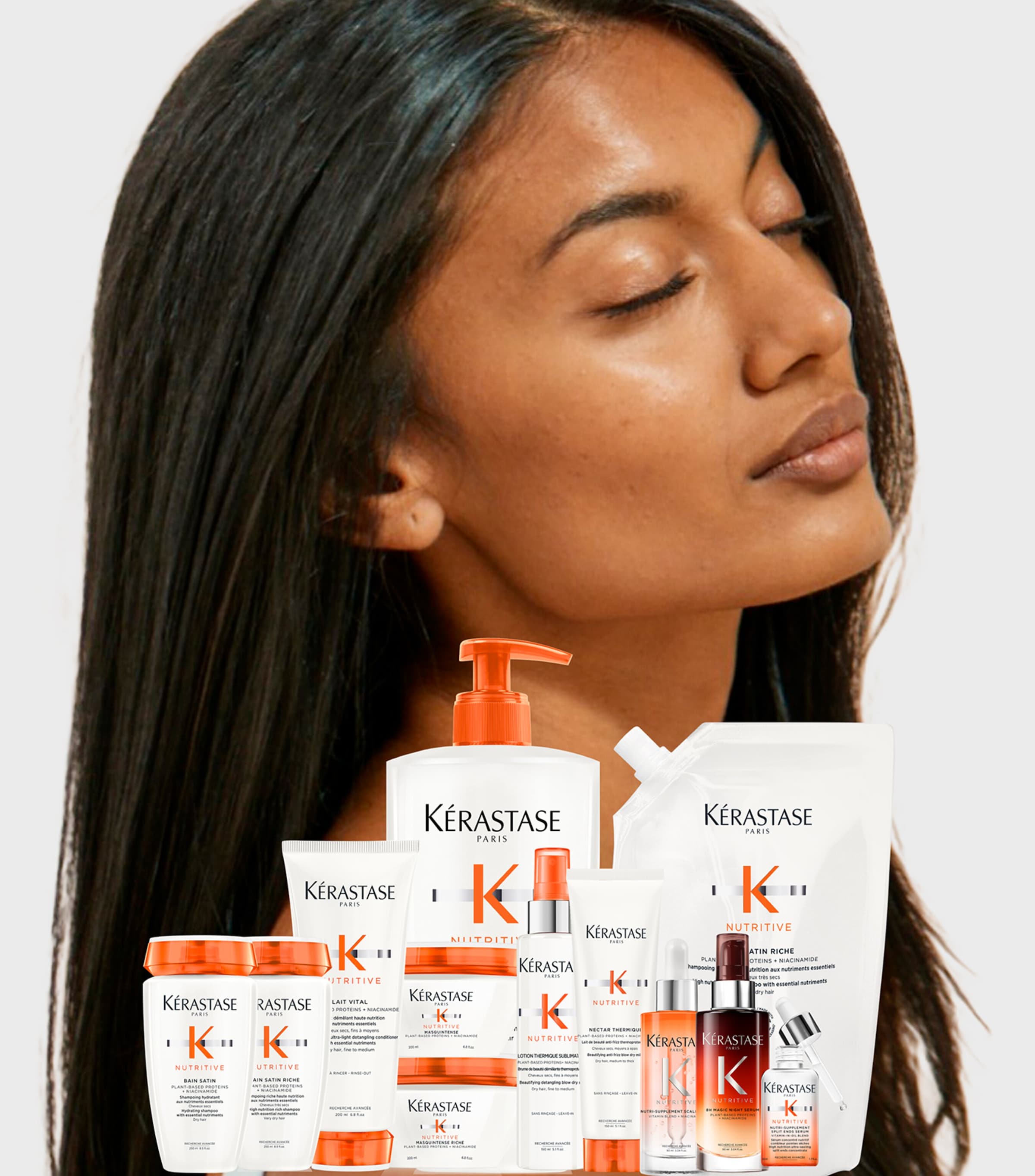 Nutritive Bain Satin Riche Shampoo (500ml) NO COLOUR Image 5