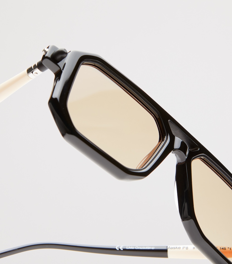 Kuboraum Acetate Mask P8 Sunglasses Light Brown Image 5