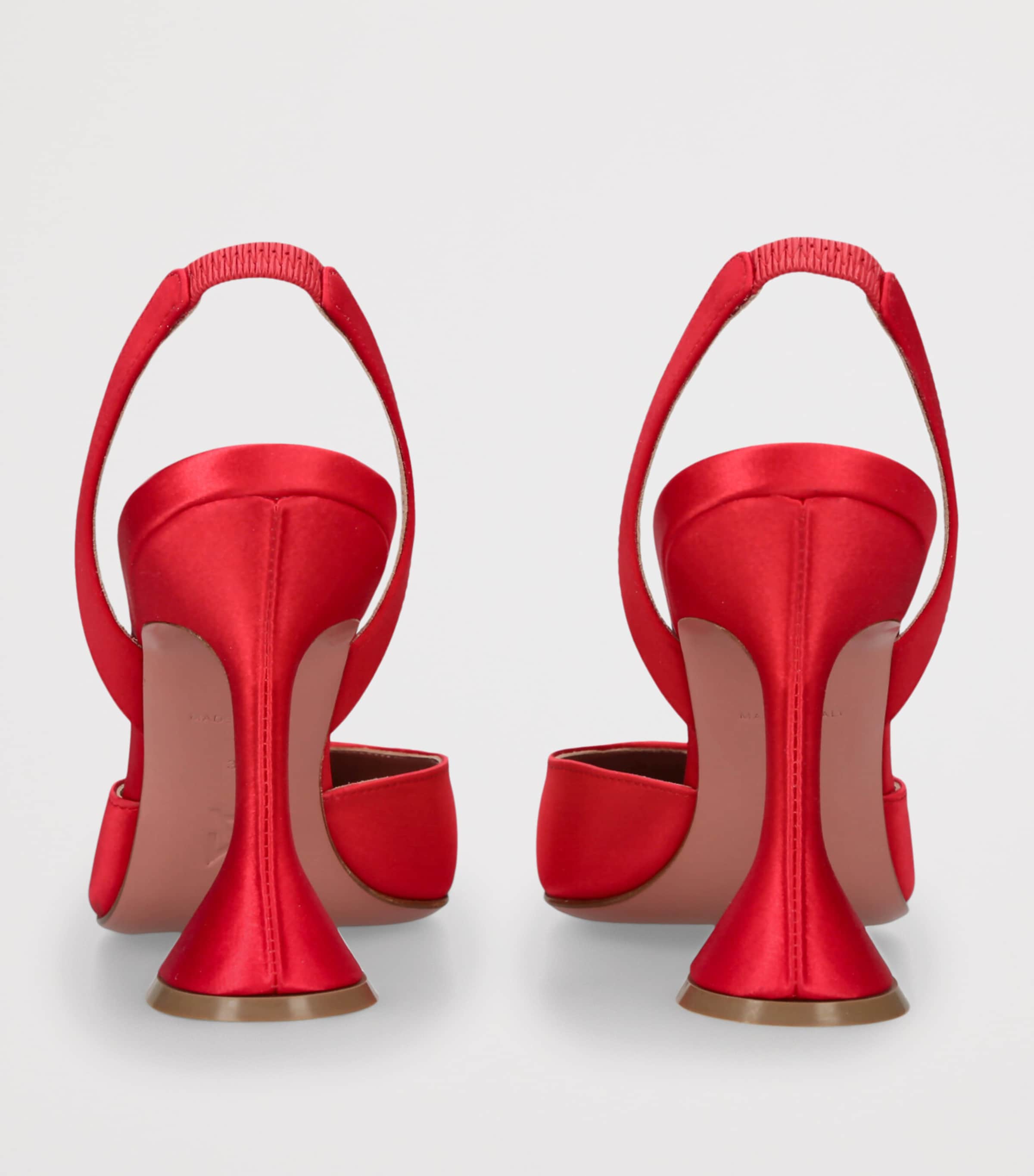 Amina Muaddi Holli Slingback Pumps 95 Red Image 2