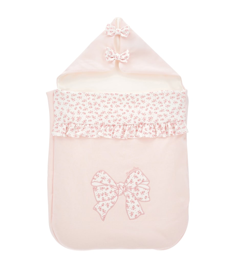 Cotton Floral Bow Sleeping Bag ROSA ANTICO COUTURE Image 1