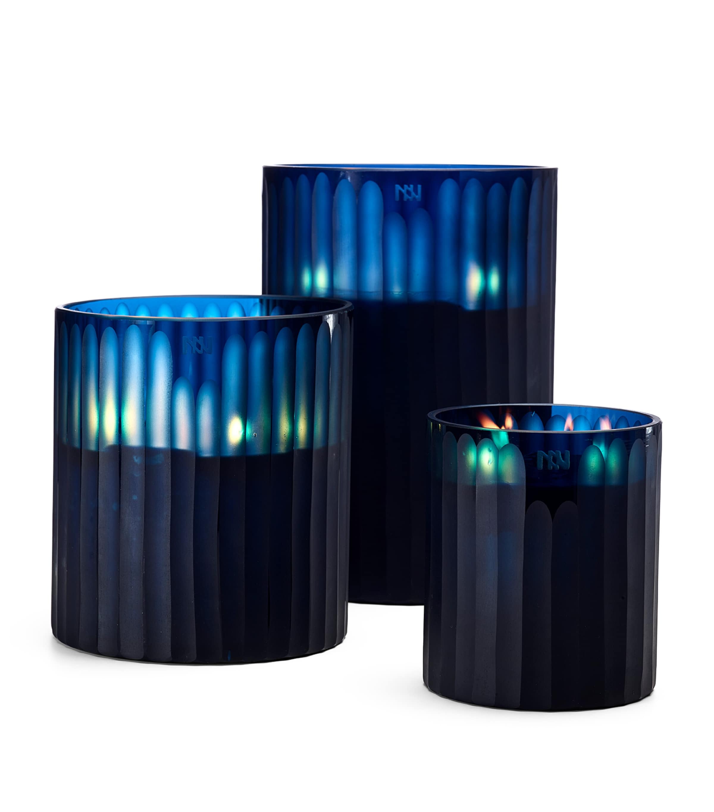 Onno Small Ginger Fig Royal Candle Blue Image 2