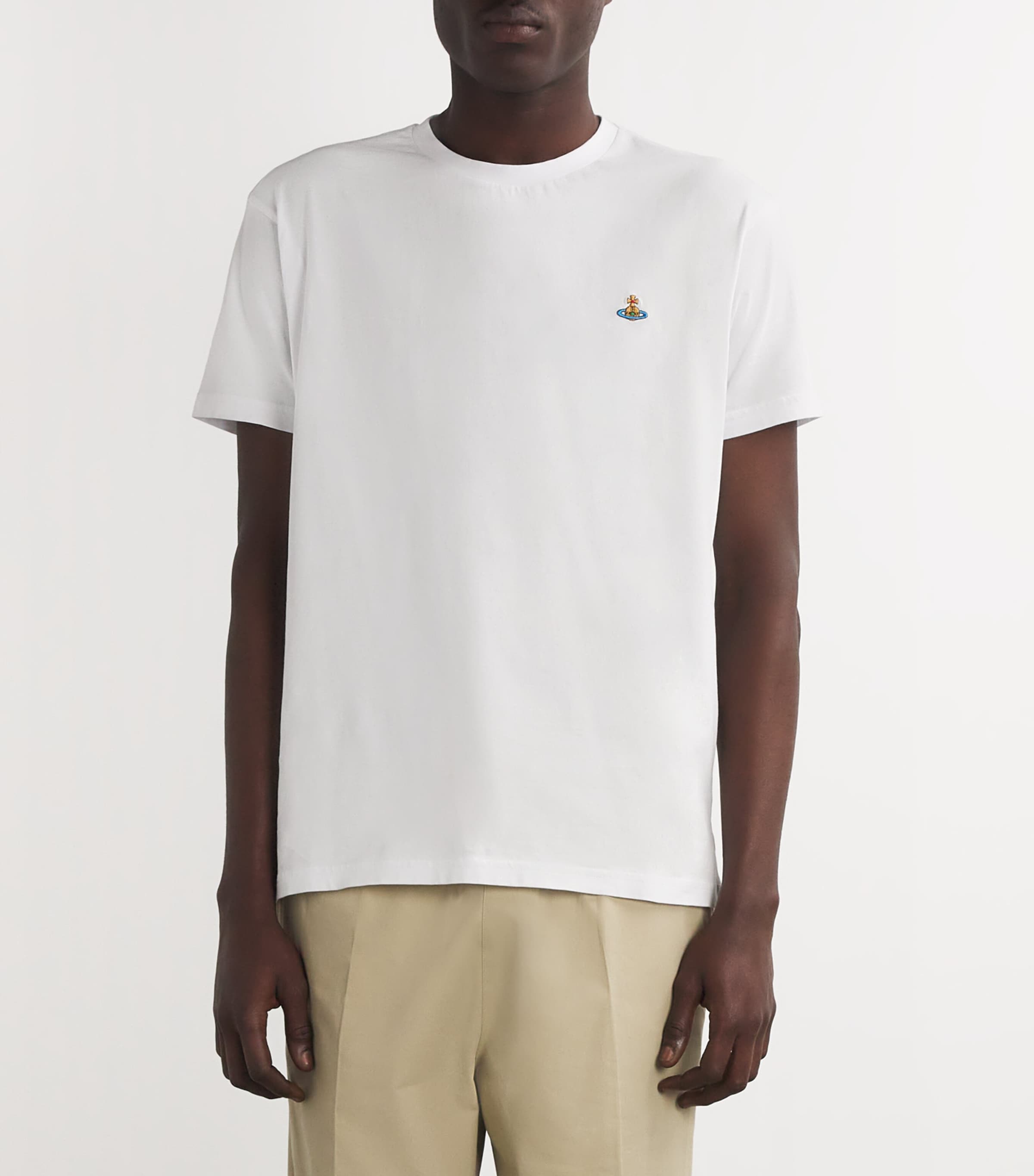 Organic Cotton Orb T-Shirt A401-WHITE Image 3