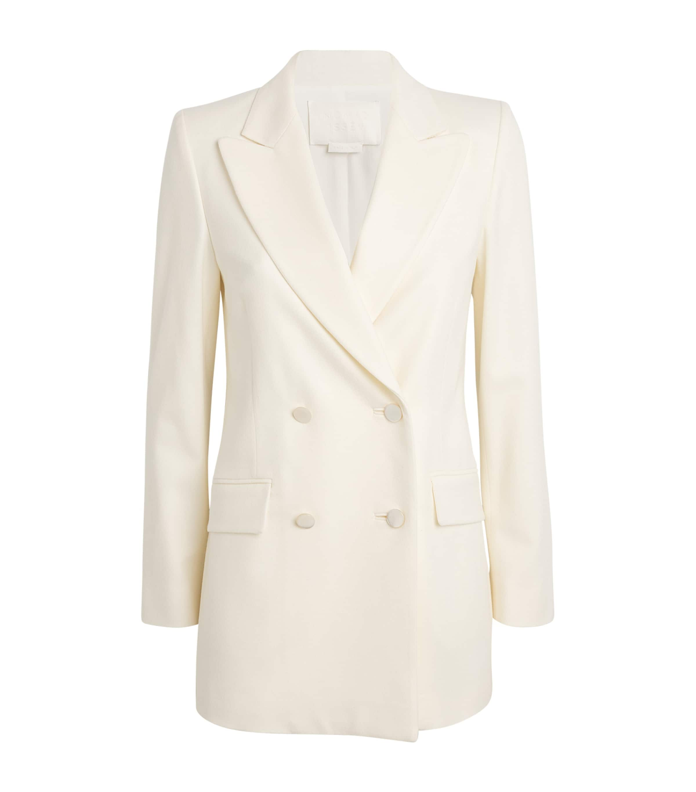 Nomadissem Nell Double-breasted Blazer In Ivory