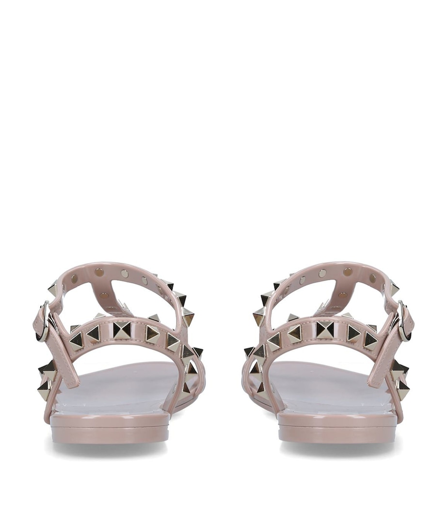 Valentino Garavani Rockstud Gladiator Sandals Blush Image 3