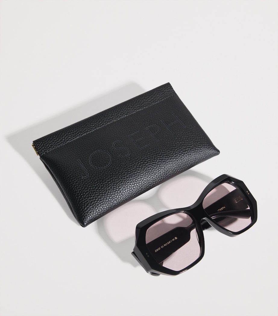 Joseph Butterfly Slima Sunglasses Black Image 4