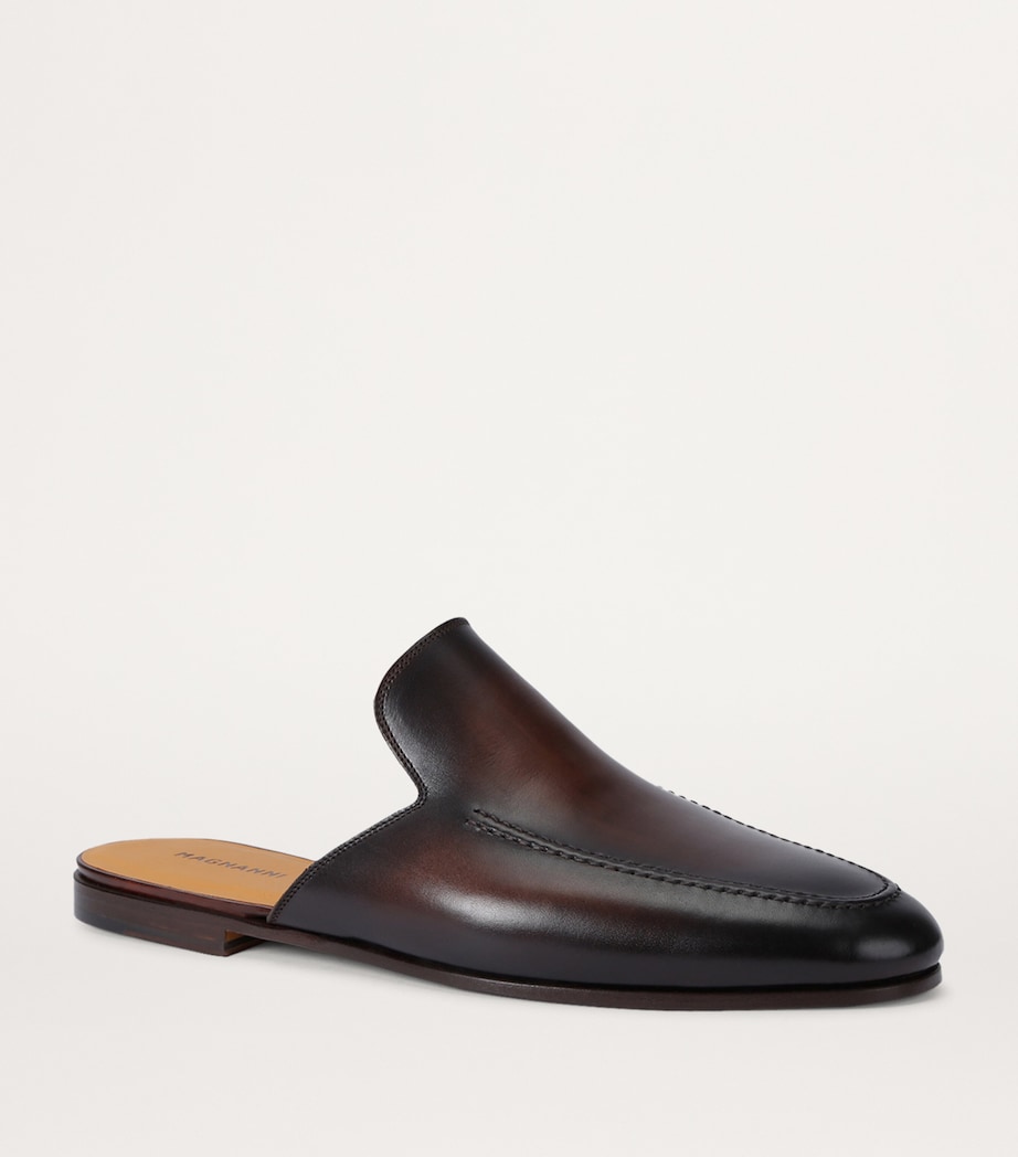 Leather Suela Mules DARK BROWN Image 3