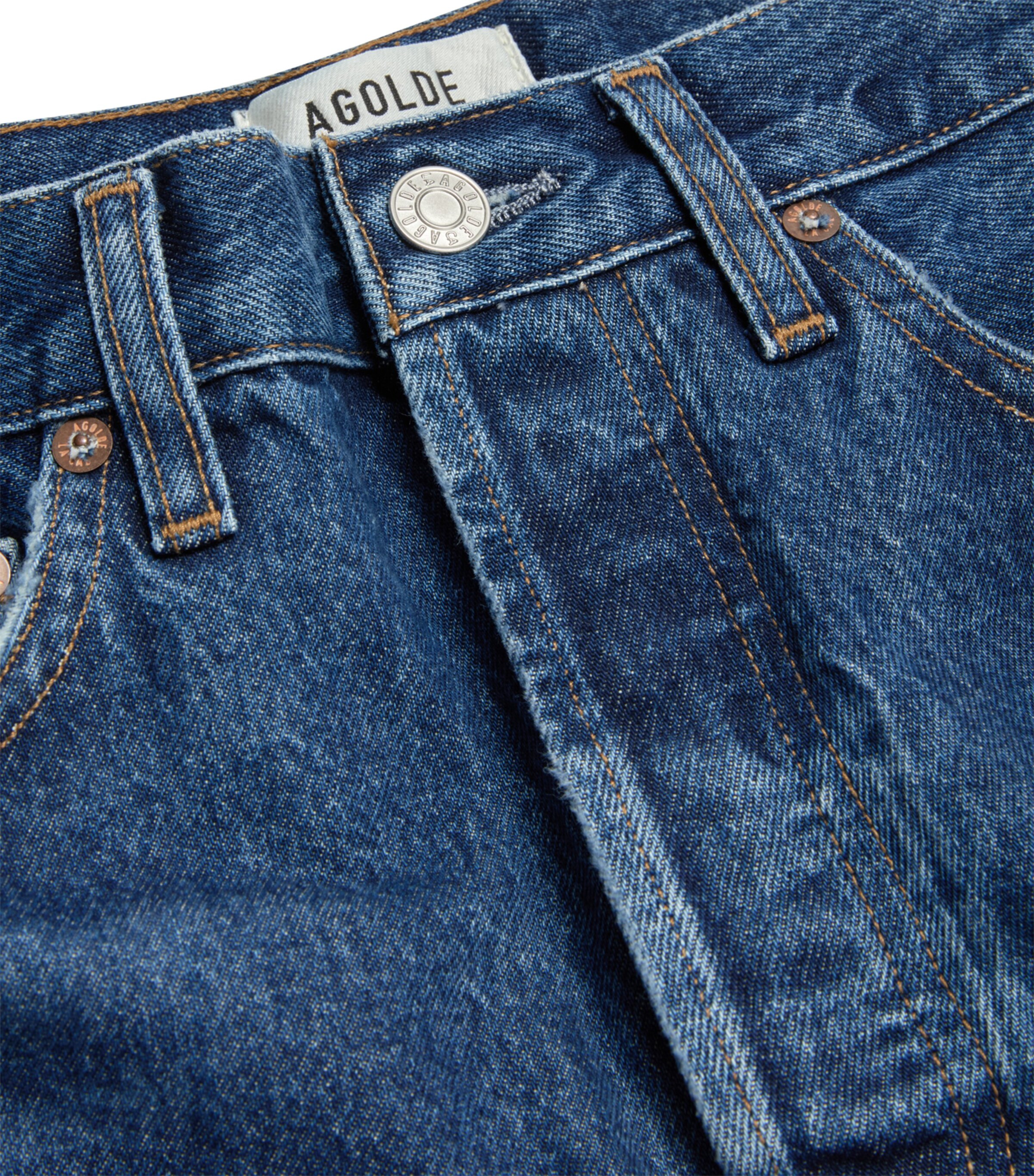 AGOLDE Womens Parker Long Shorts Enamour Image 2