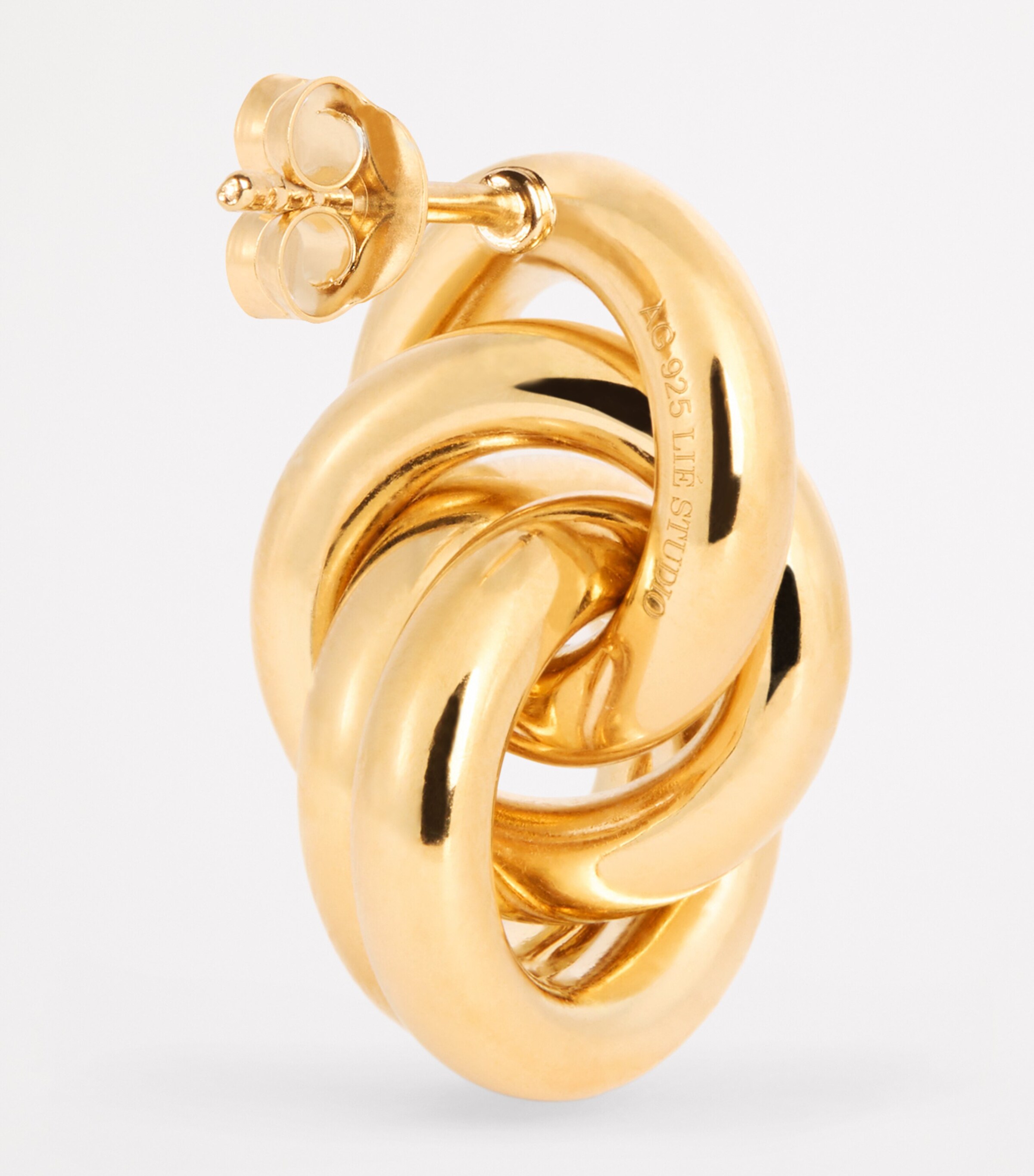 LIÉ STUDIO Gold-Plated The Vera Earrings Gold Image 4