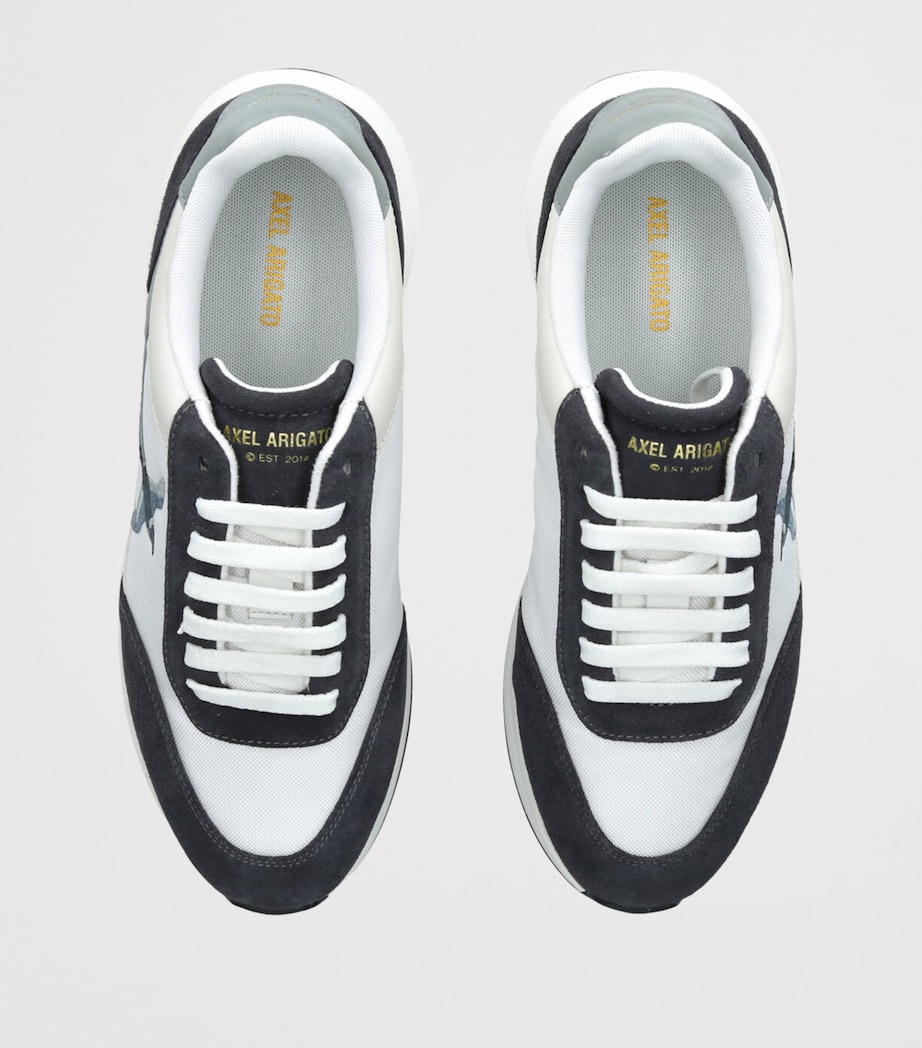 Suede Genesis Neo Bird Runner Sneakers WHITE/BLK Image 4