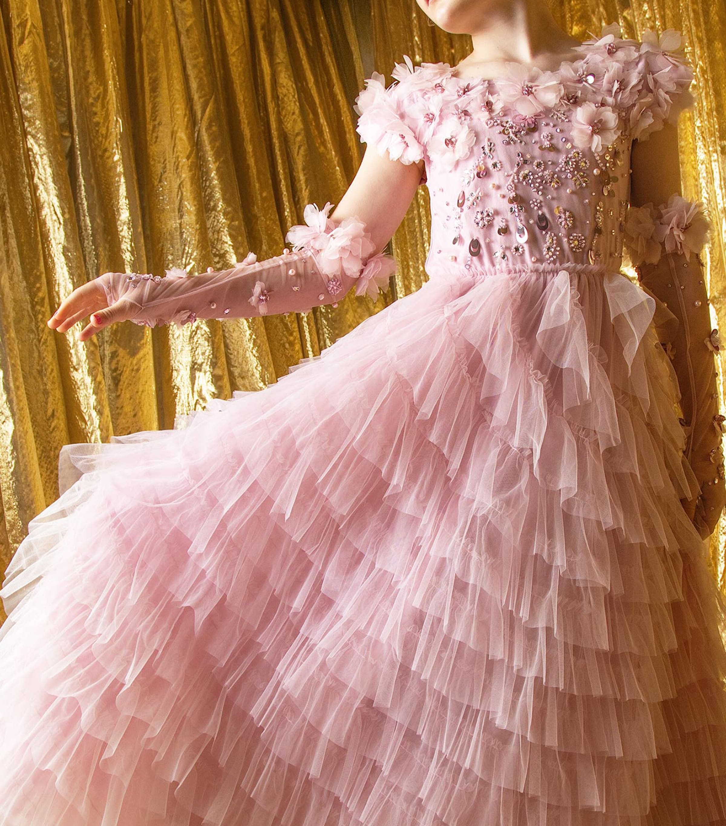 Tutu Du Monde Pink Embellished Zahra Tutu Dress (12-14 Years