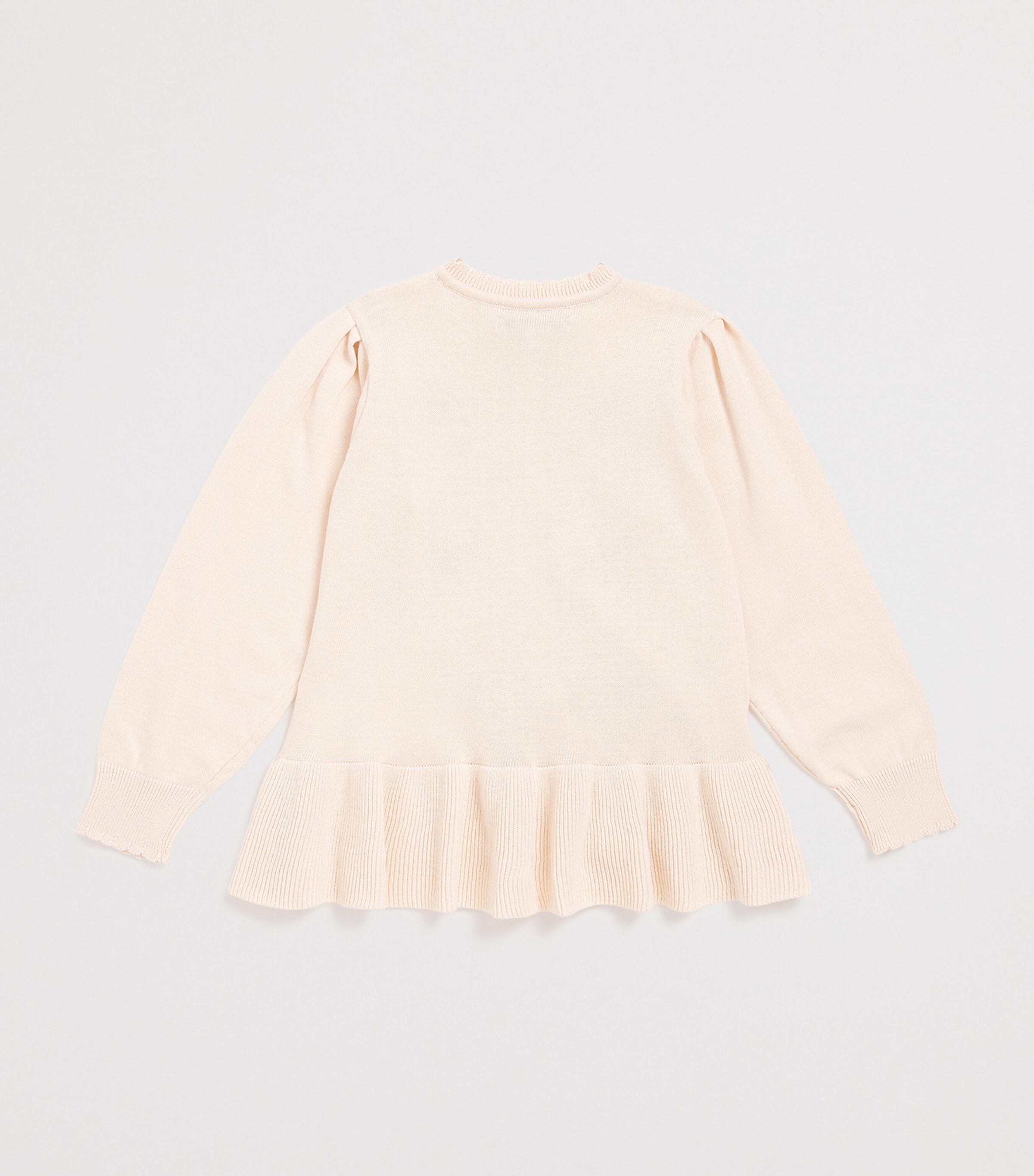 Organic Cotton Soleil Cardigan (12 Months- 10 Years) PEARLED IVORY Image 2
