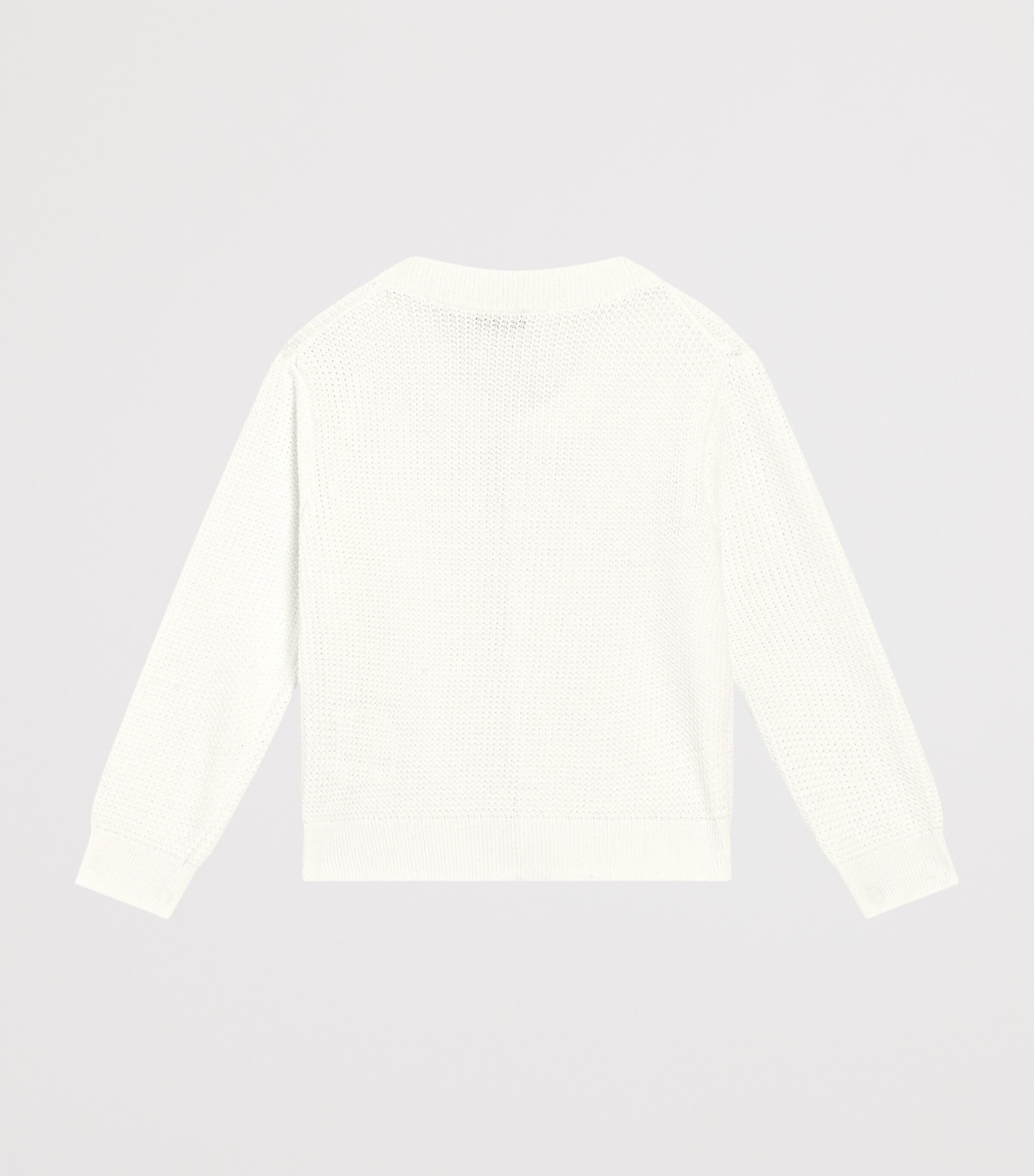 Dolce&Gabbana Kids Cotton Knitted Cardigan (3-30 Months) White Image 2
