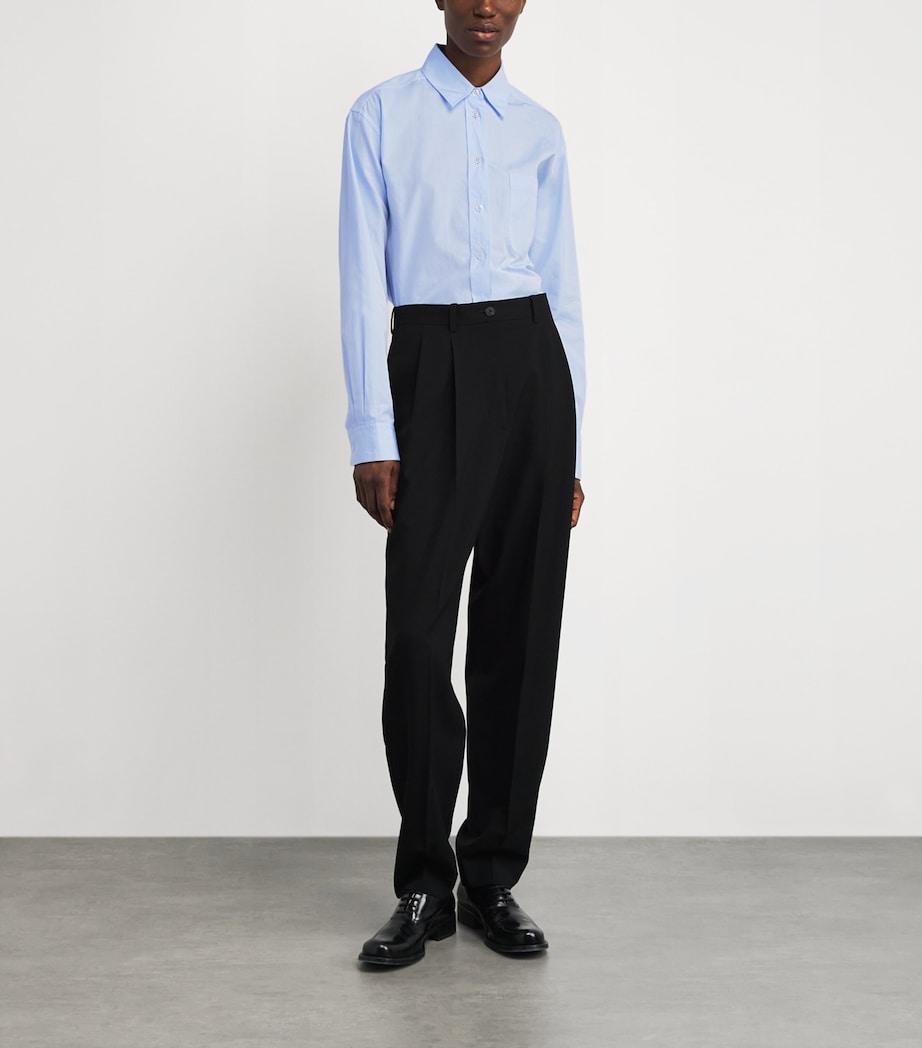 Gavina Cotton Shirt LIGHT SKY BLUE Image 2