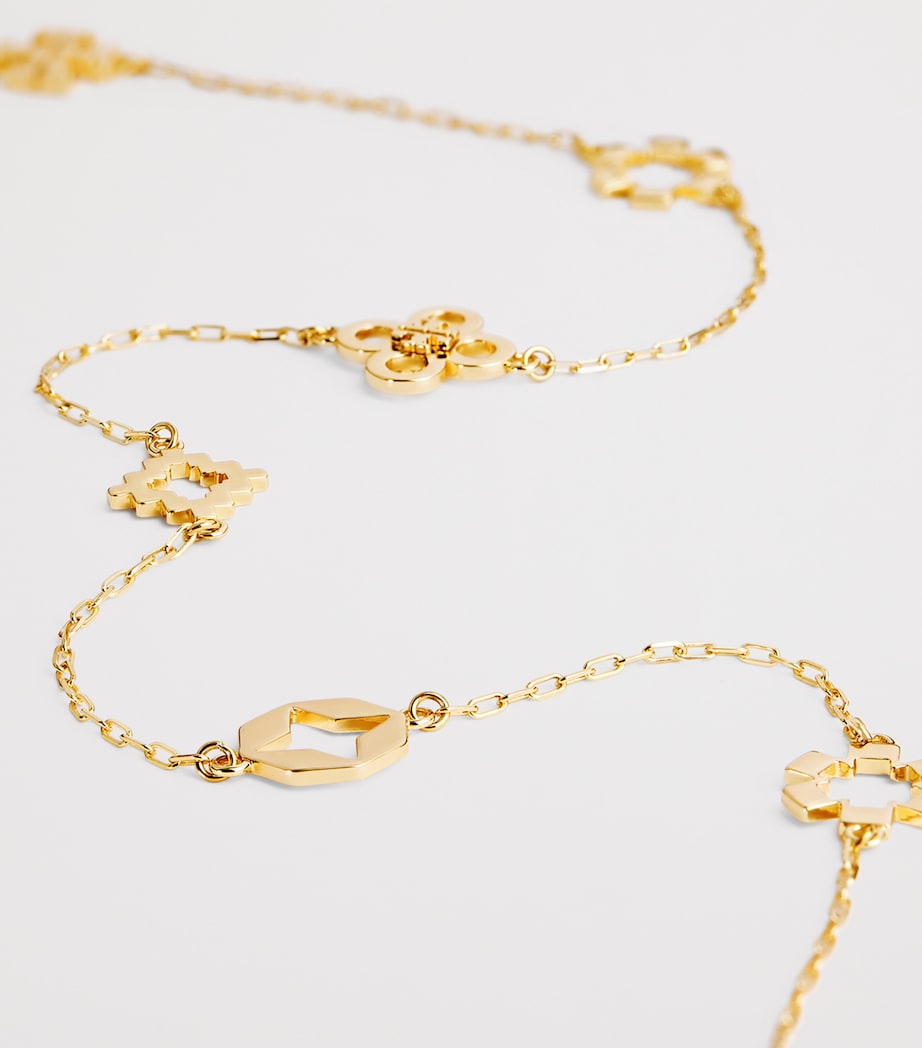 Kira Clover Necklace 720 TORY GOLD Image 3