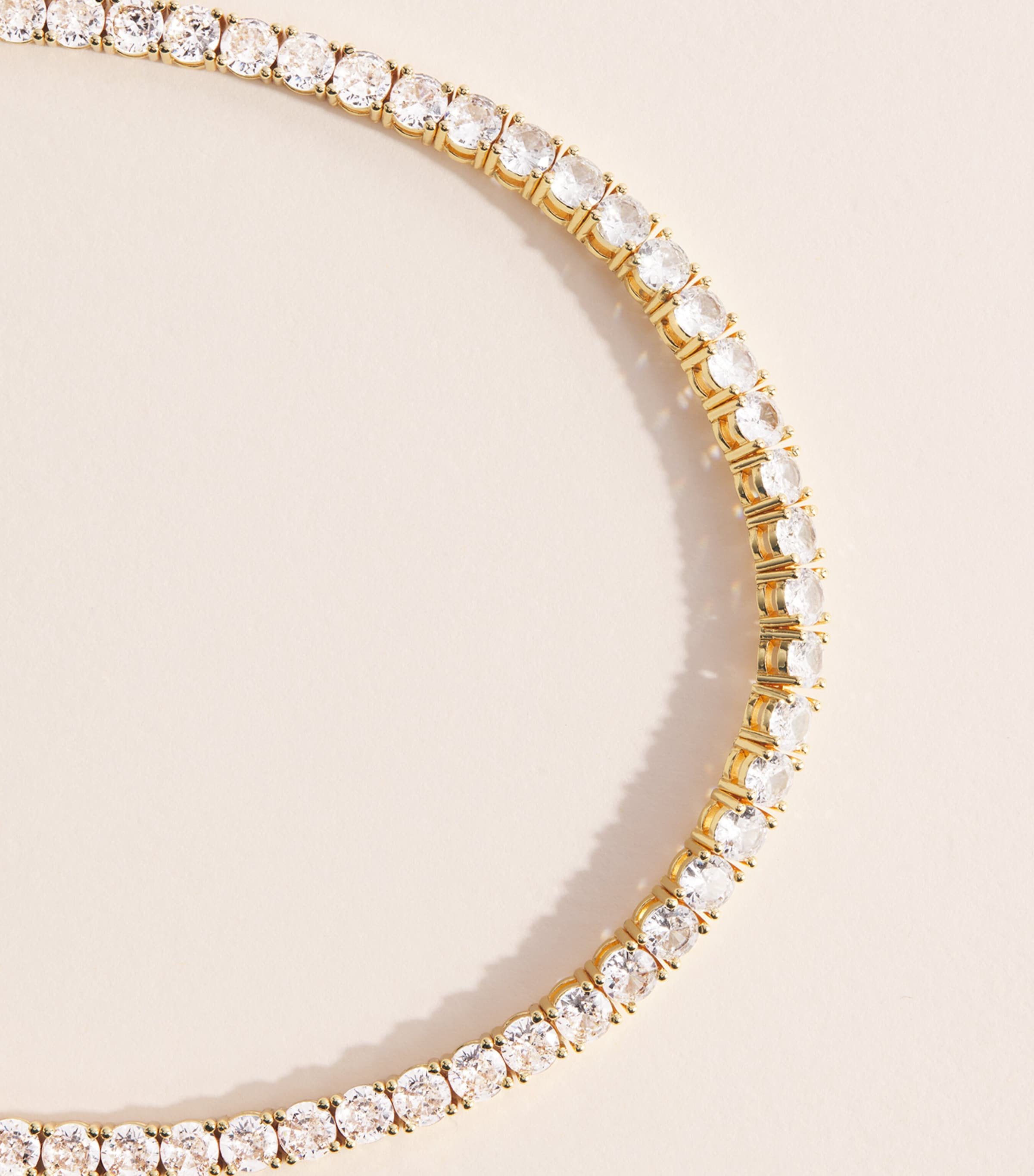 Nialaya Jewelry Gold-Plated Tennis Bracelet Gold Image 4