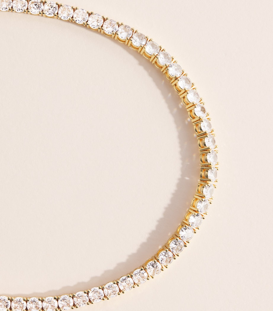Nialaya Jewelry Gold-Plated Tennis Bracelet Gold Image 4