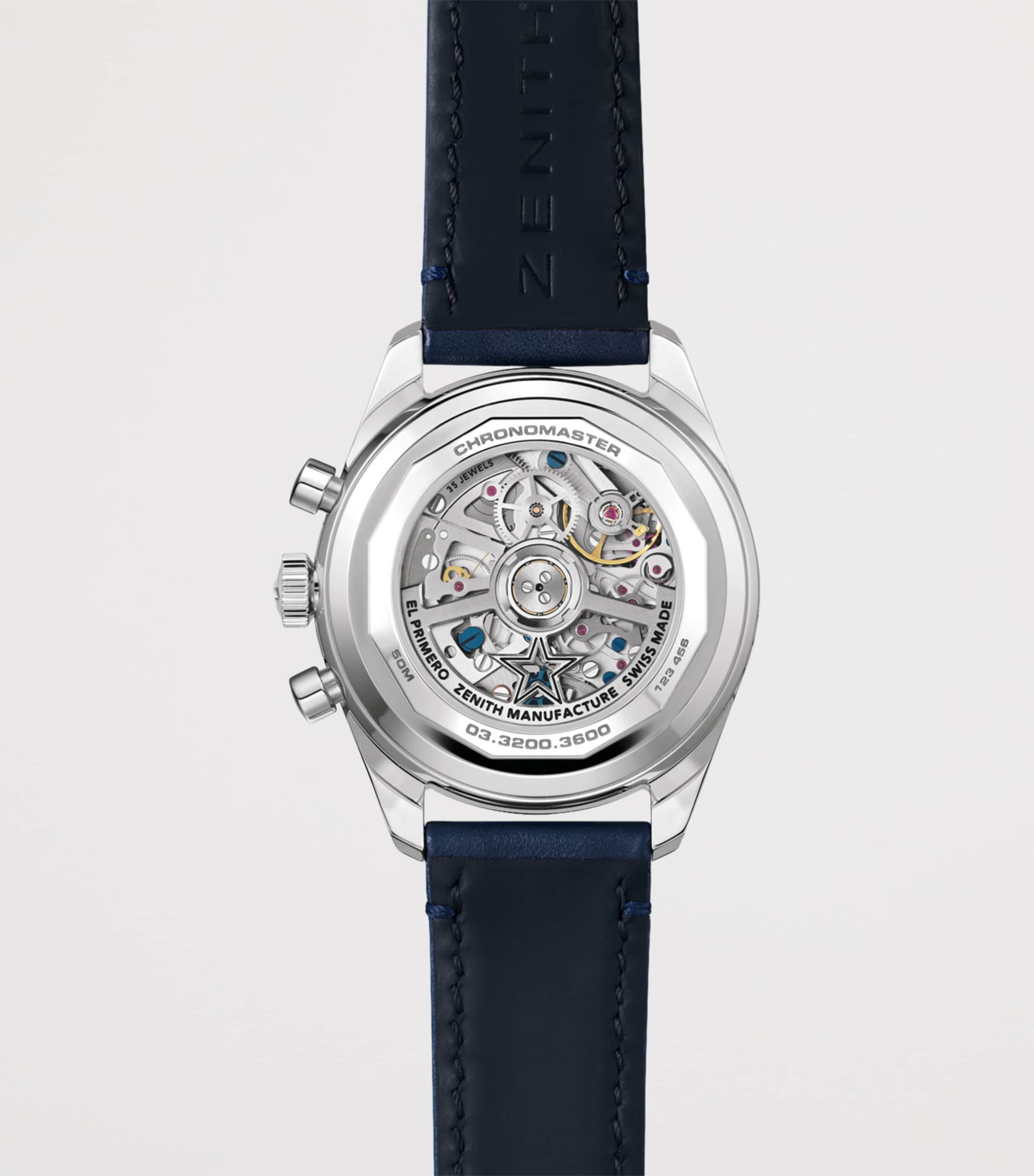 Stainless Steel Chronomaster Watch 38mm BLUE Image 2
