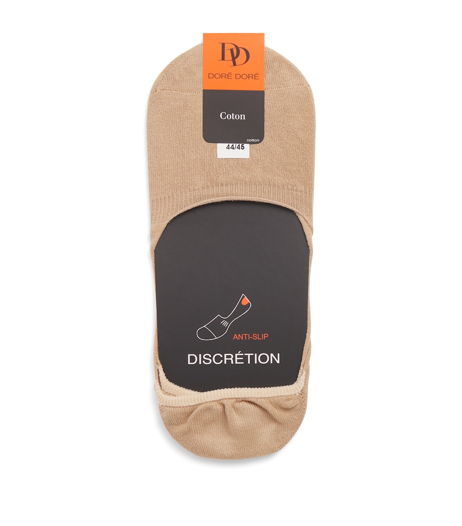 Cotton Invisible Liner Socks BEIGE Image 1