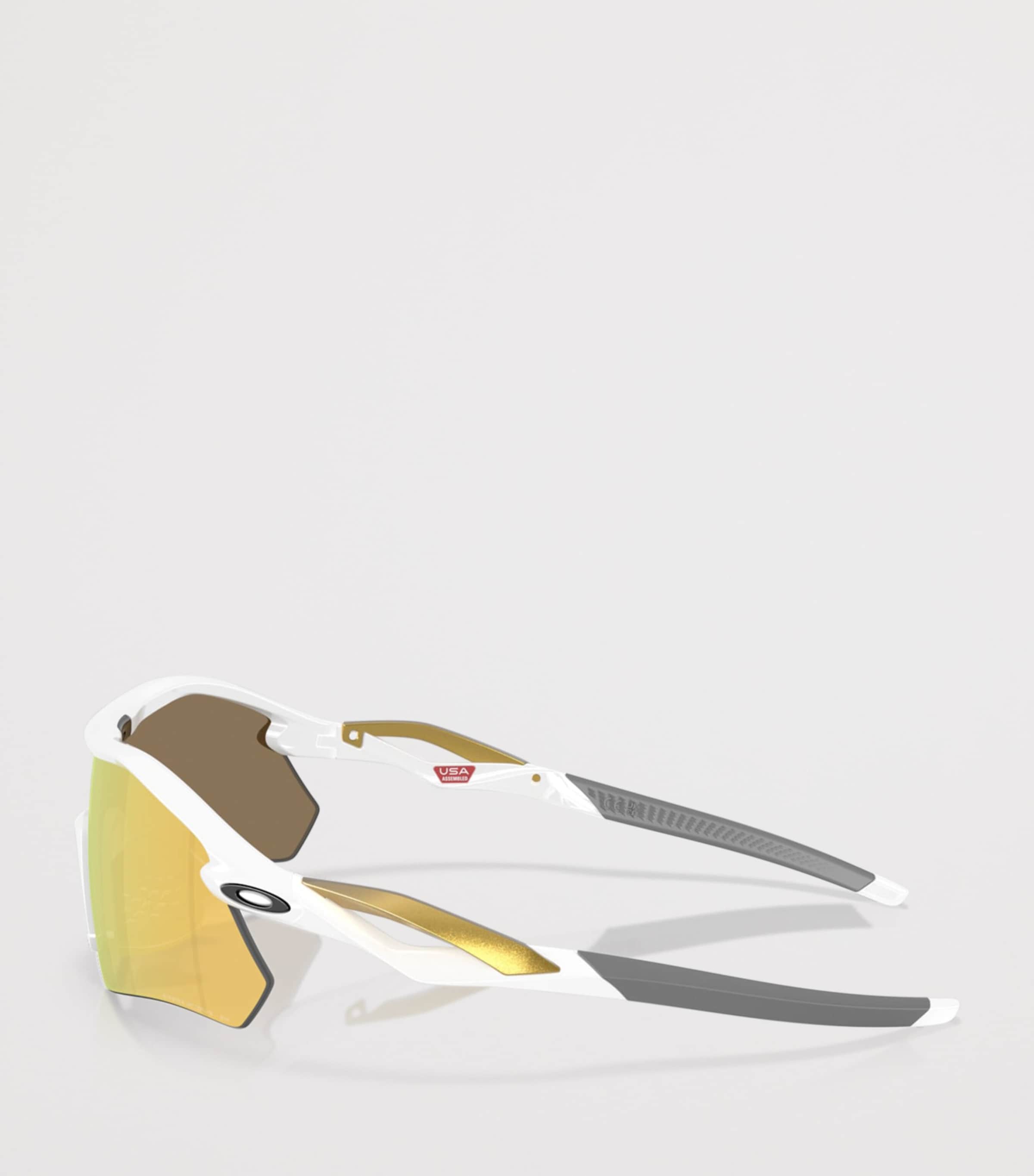 Oakley Radar Plate​ Rectangle Sunglasses White Image 3