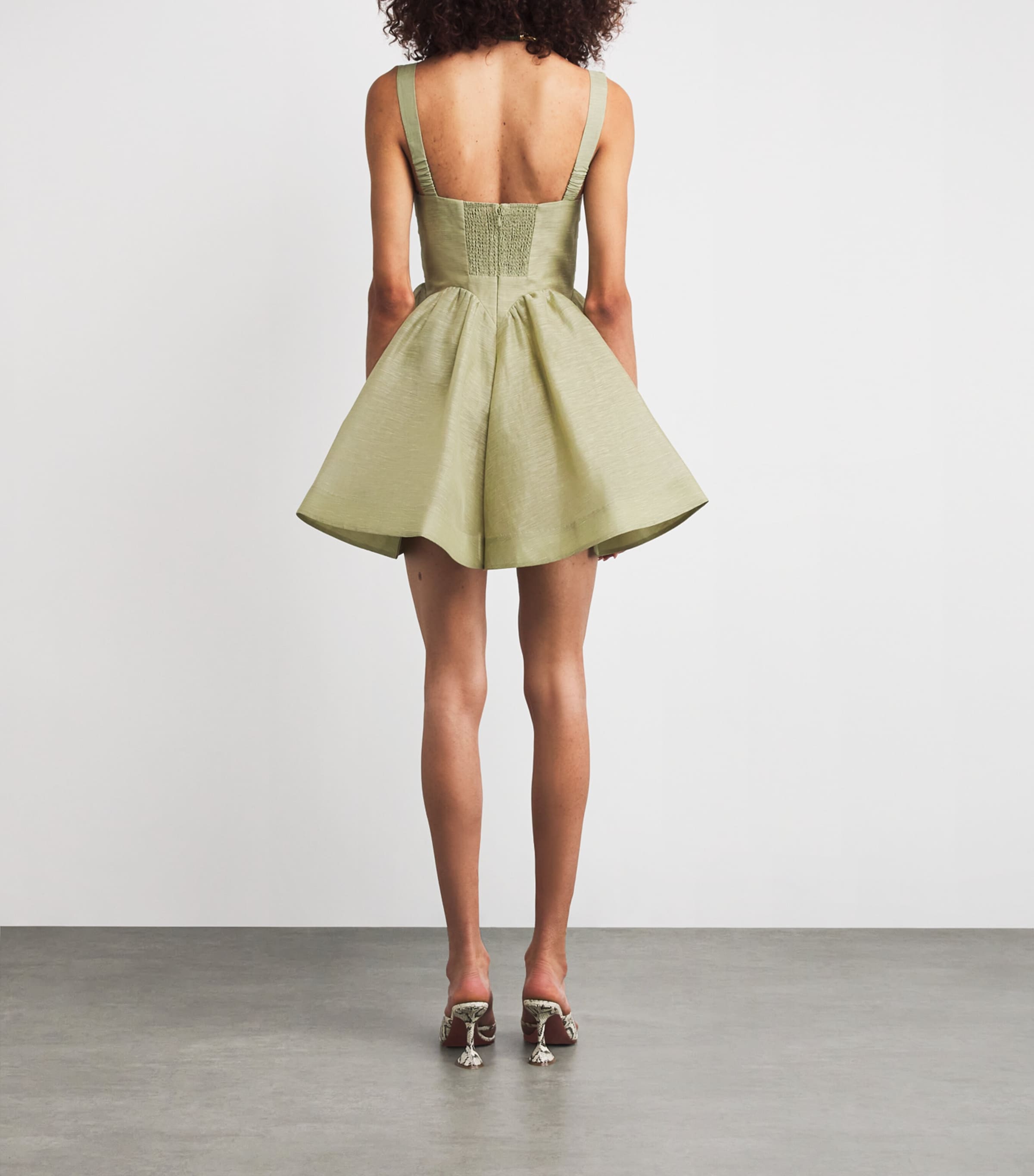 Linen-Silk Rebellion Mini Dress PPALM PALM Image 3