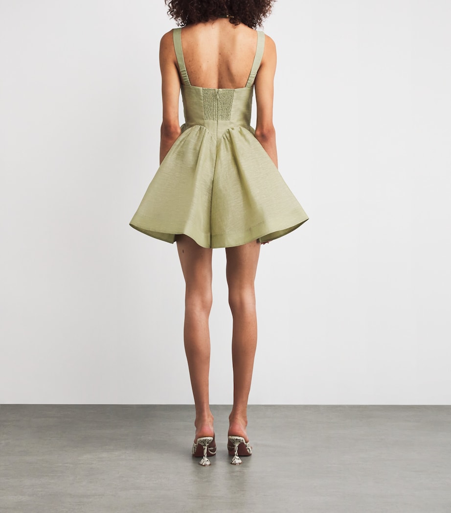 Linen-Silk Rebellion Mini Dress PPALM PALM Image 3