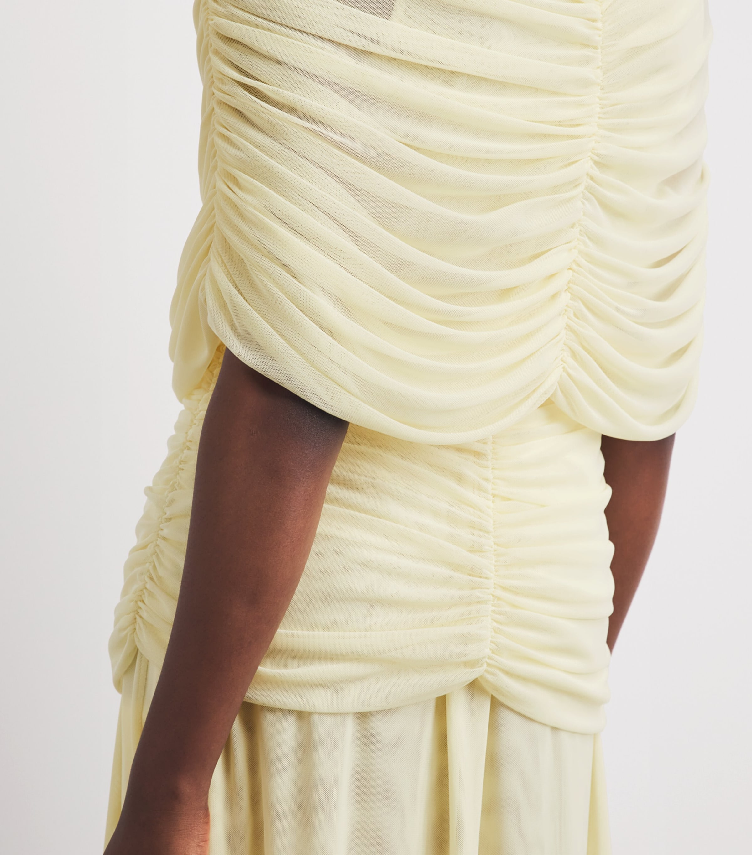 Voranida Womens Ruched Yasmina Maxi Dress Butter Image 5