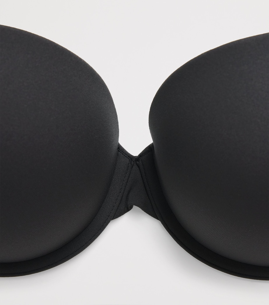 Skims Womens Fits Everybody T-Shirt Bra Onyx Image 4