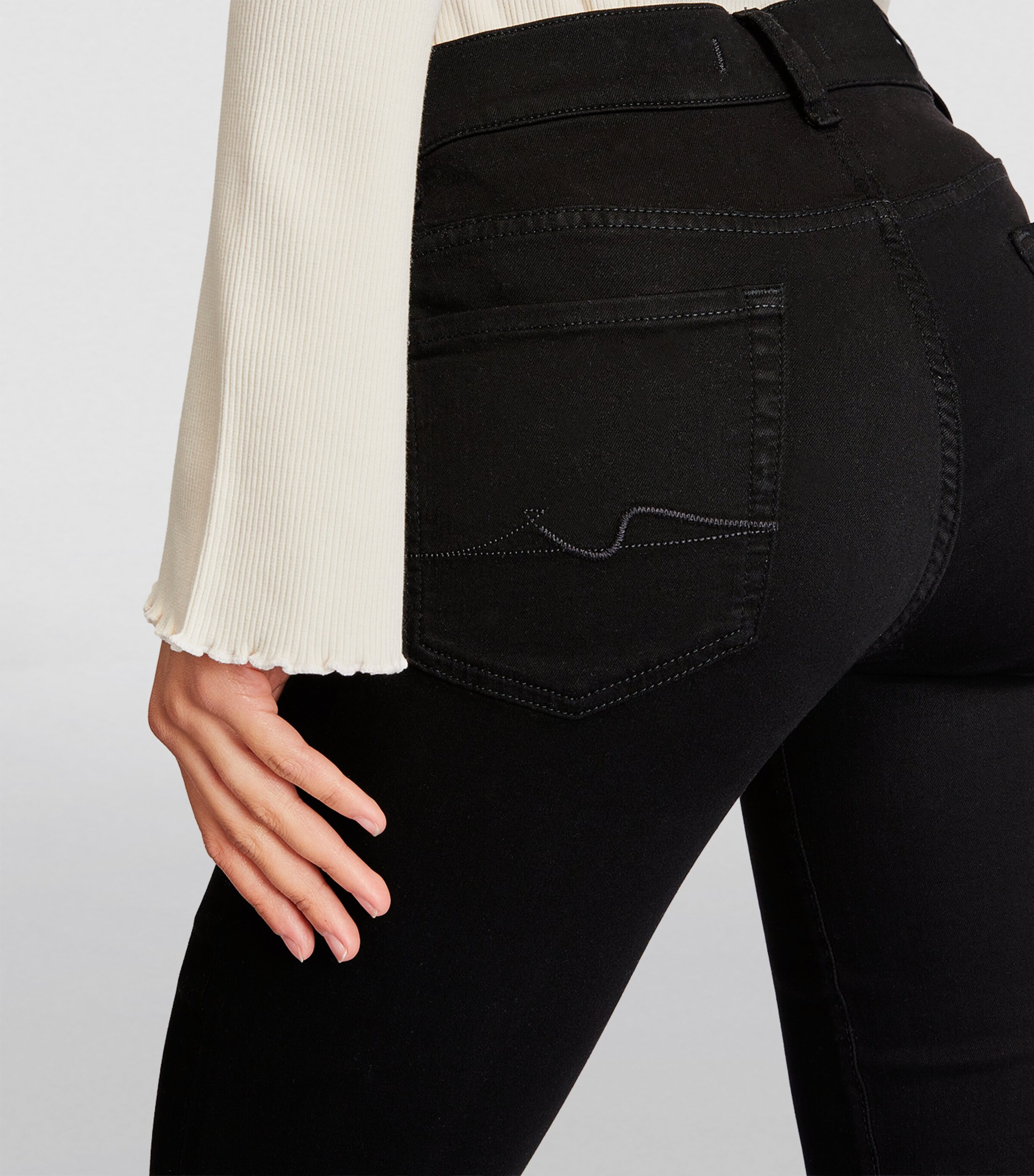 B(Air) Roxanne Slim Jeans BLACK Image 7