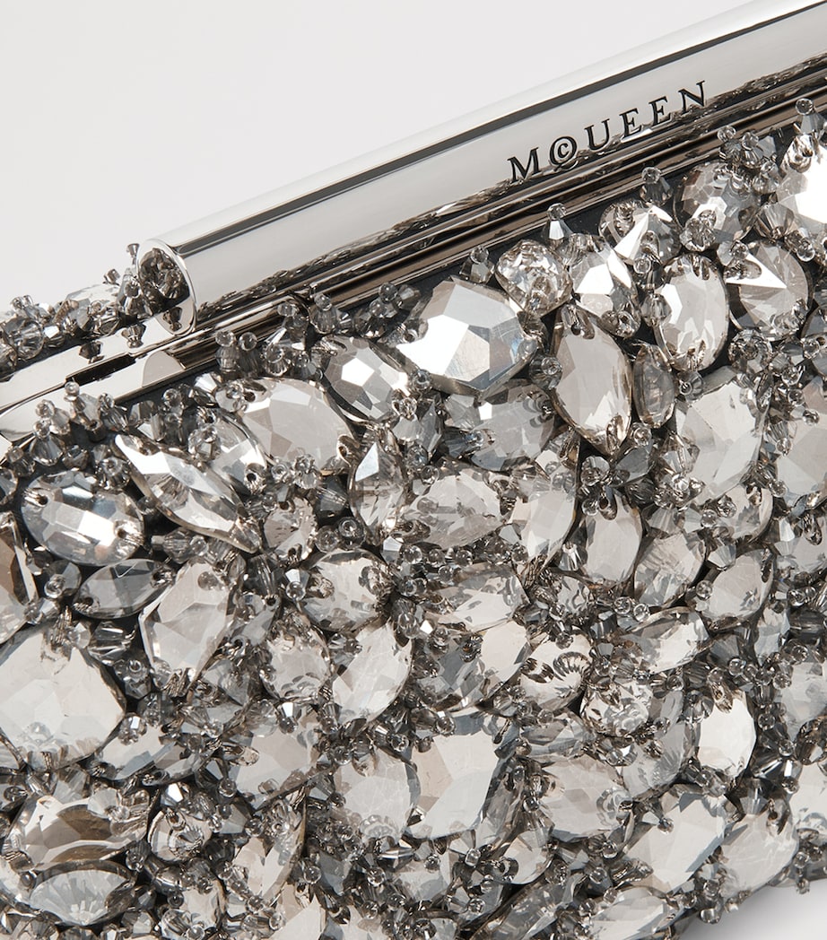 Leather T-Bar Box Clutch Bag 1402 Image 6