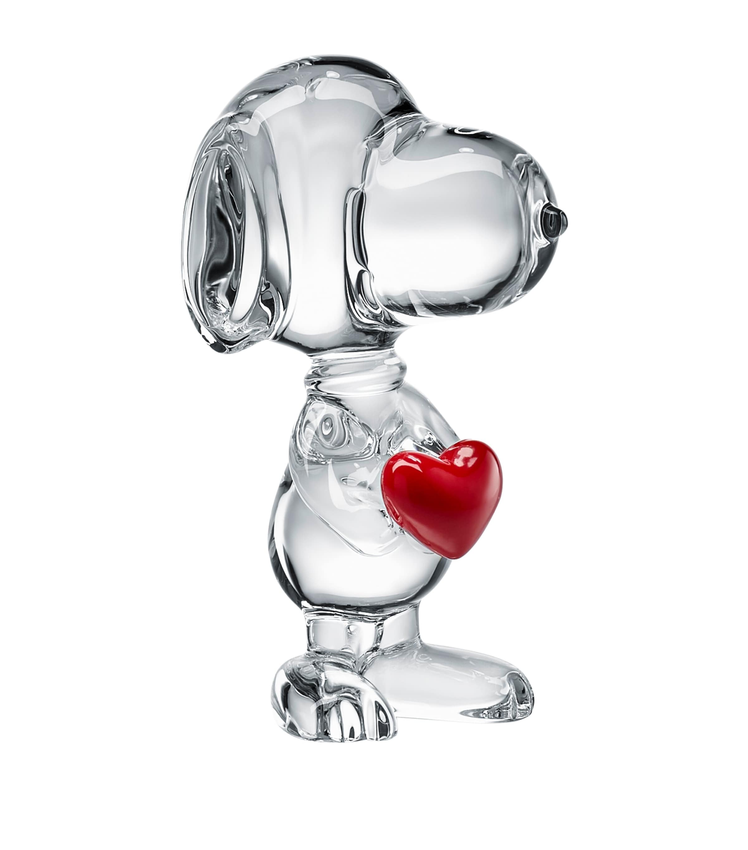 Baccarat バカラ ハート スヌーピー 11.3cm 名入れ彫刻代込み | Baccaratonlyshop