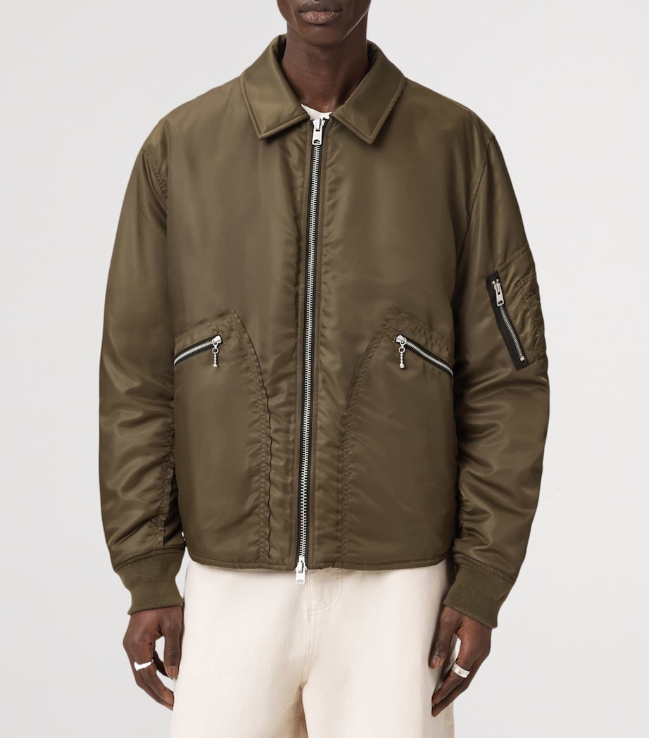 Fallon Bomber Jacket KHAKI BROWN Image 8
