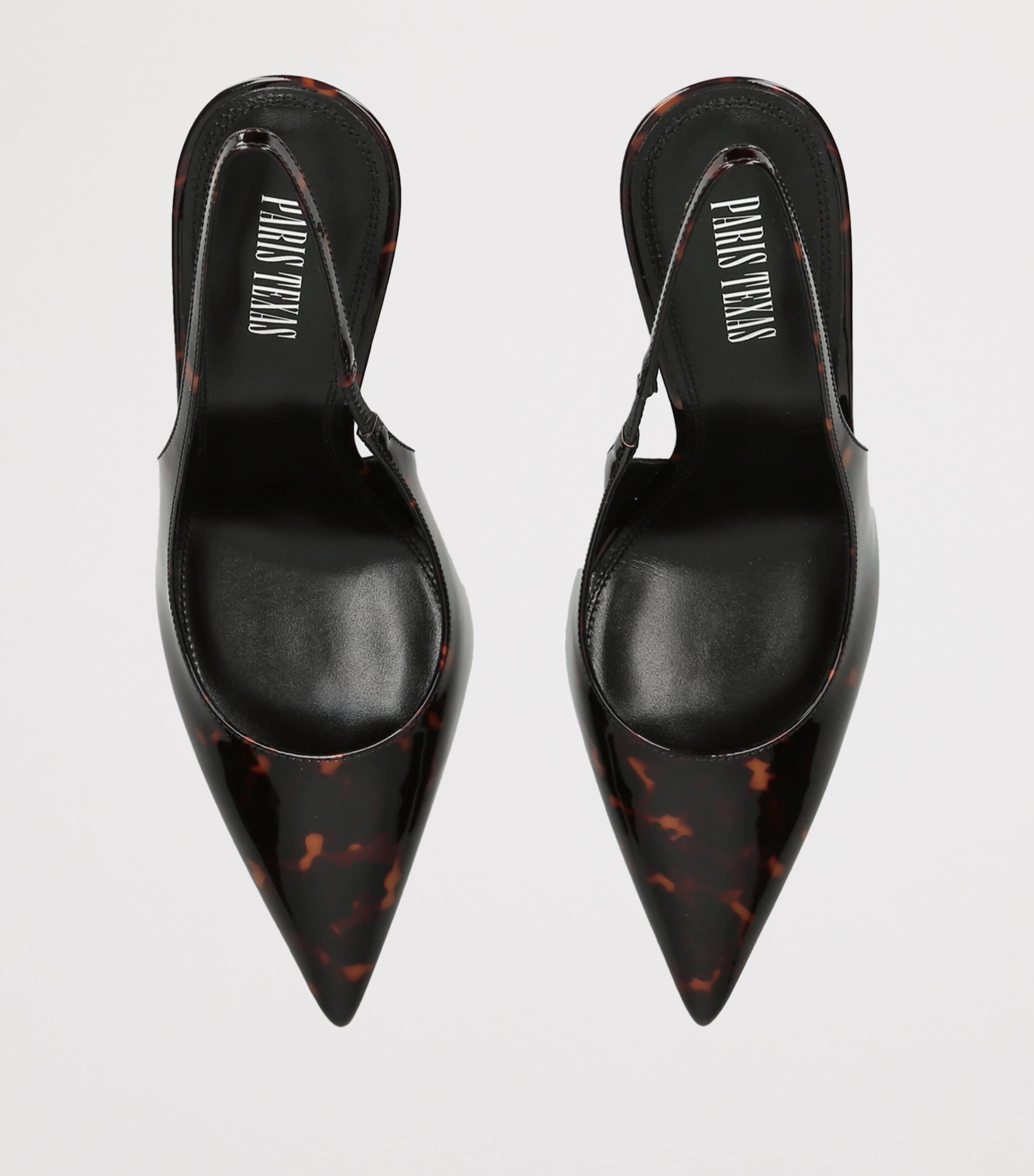 Paris Texas Patent Leather Lidia Slingback Pumps 105 Dk.brn Com Image 3
