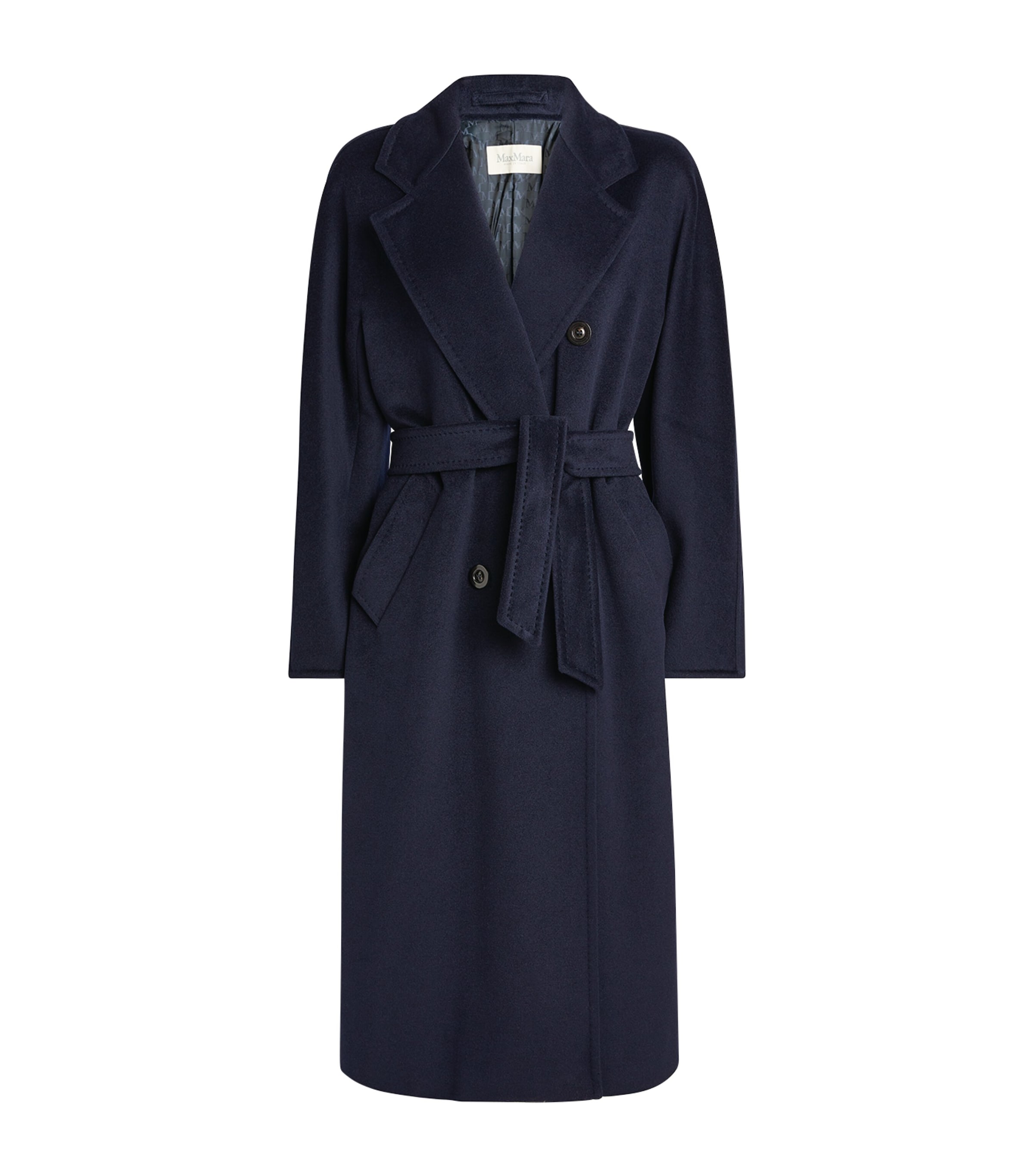 Max Mara Madame Icon Coat In Blue