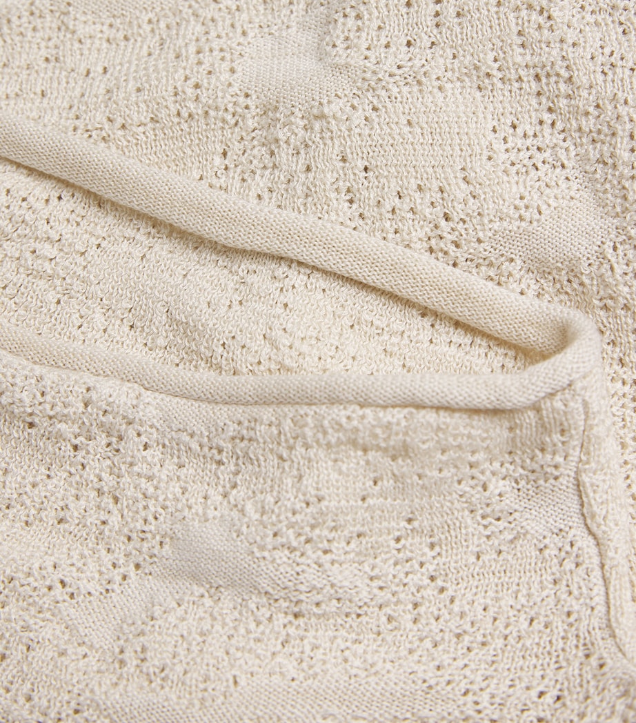 Lauren Manoogian Womens Pima Cotton Terra Shell Top Parchment Marl Image 6