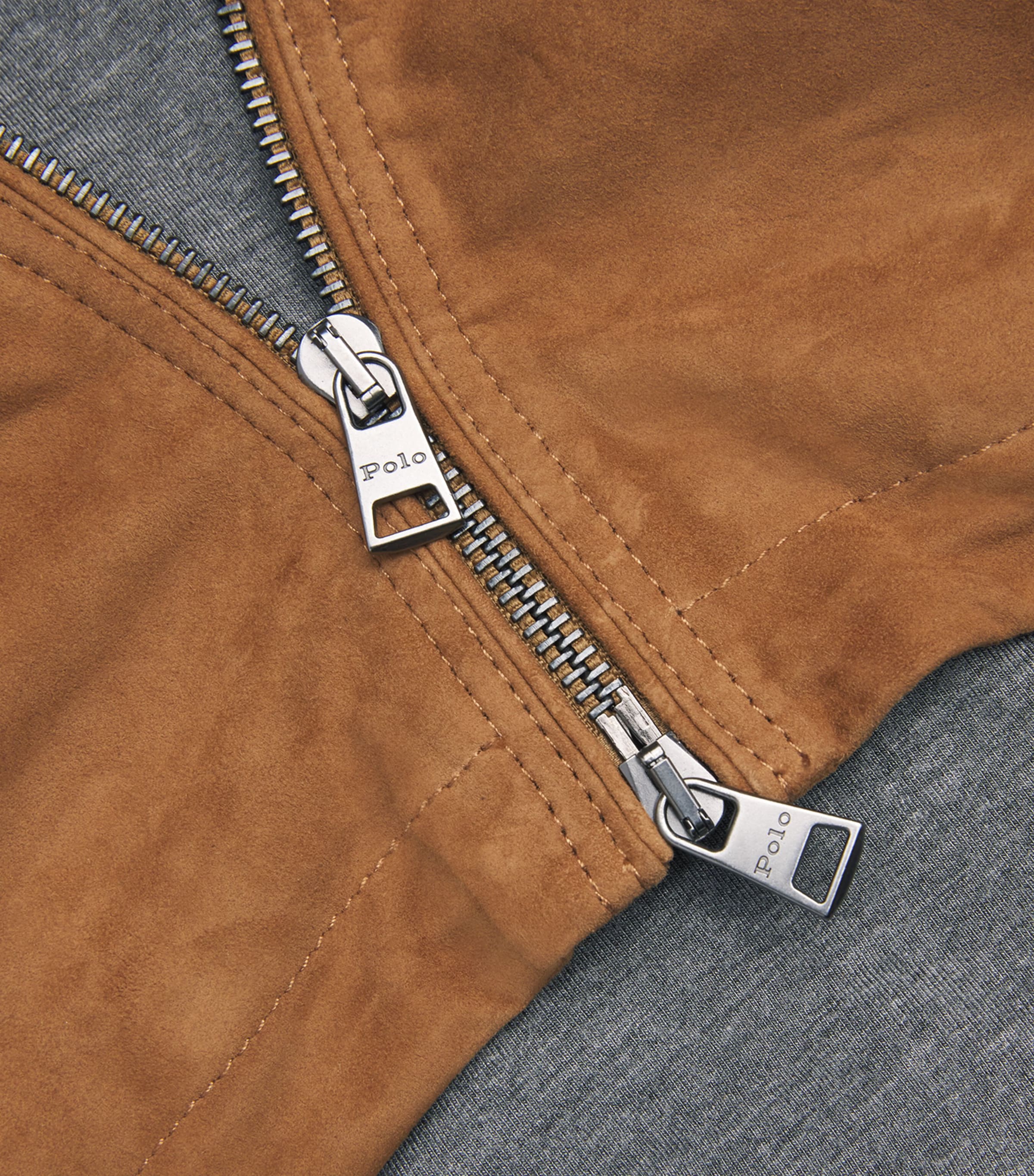 Polo Ralph Lauren Mens Goat Suede Gilet Brown Image 5