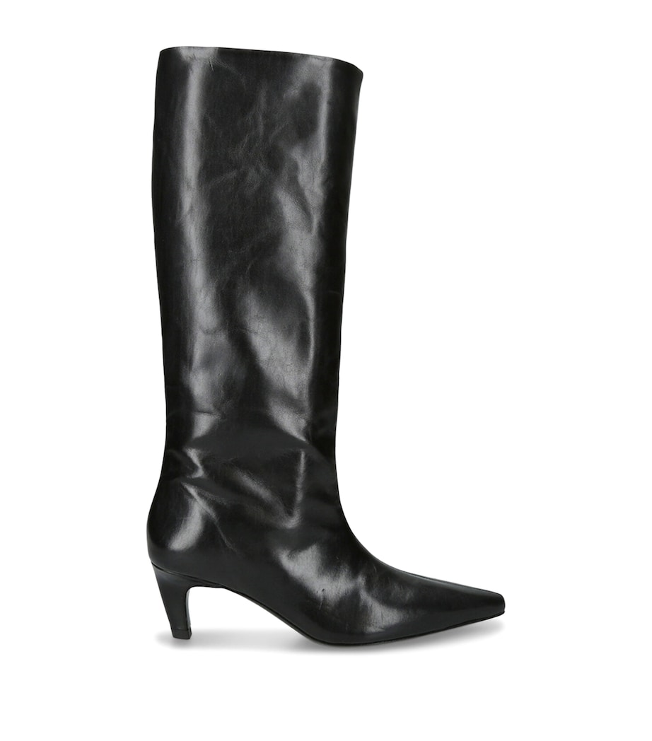 Jude Leather Cave Knee-High Boots 55 Black Image 1