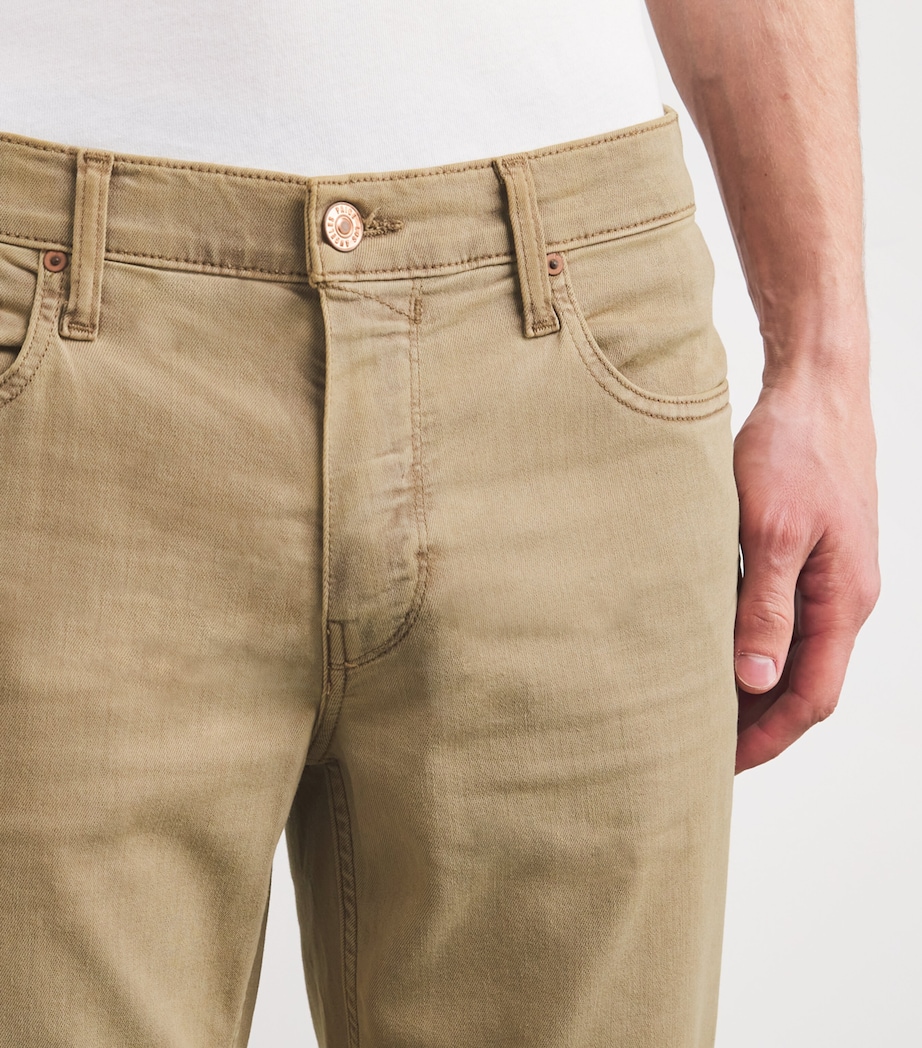 PAIGE Mens Normandie Straight Jeans Vintage Light Oak Image 6