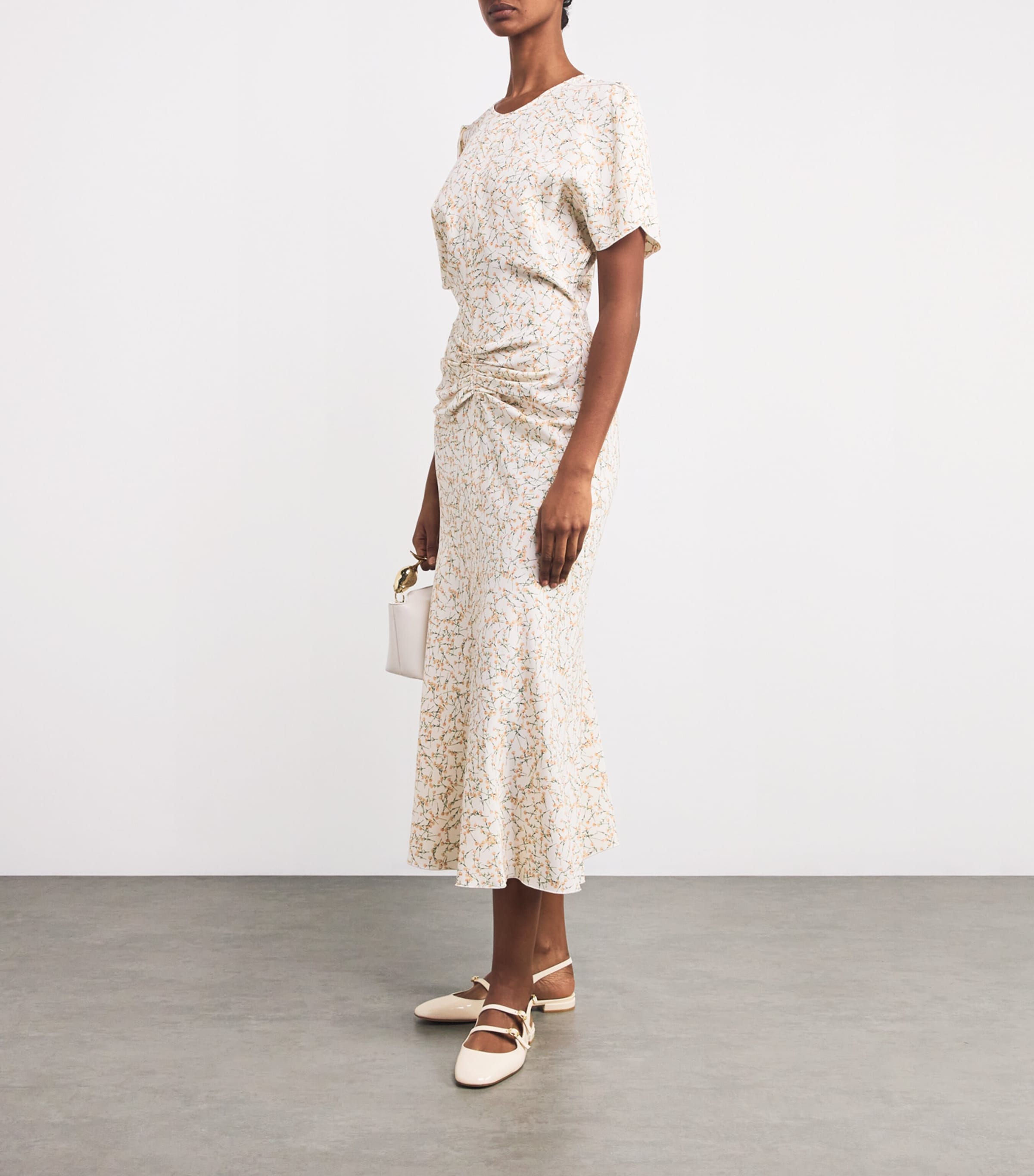 Benni MJ Slingback Flats WHITE Image 5