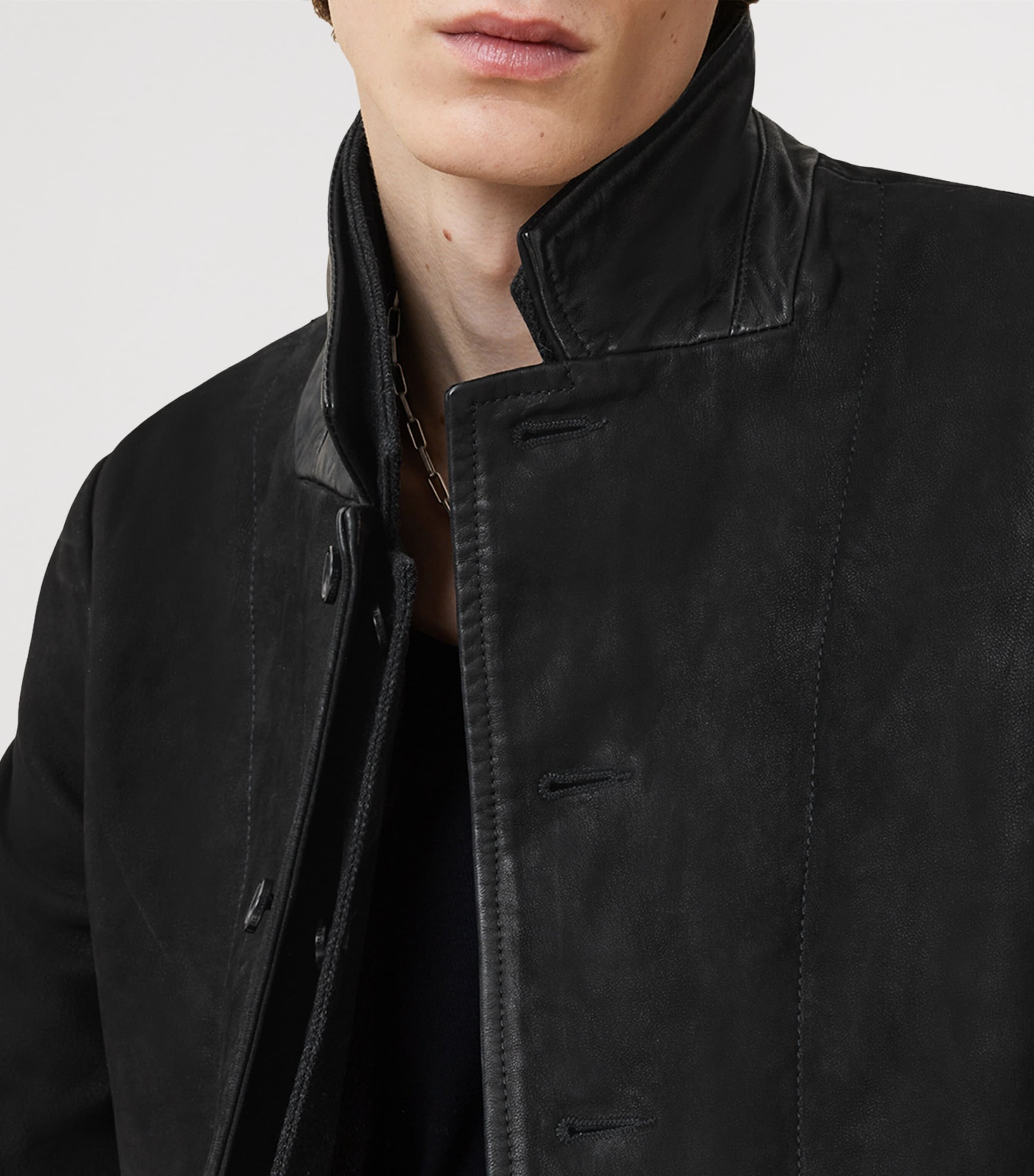 Suede Survey Blazer BLACK Image 6